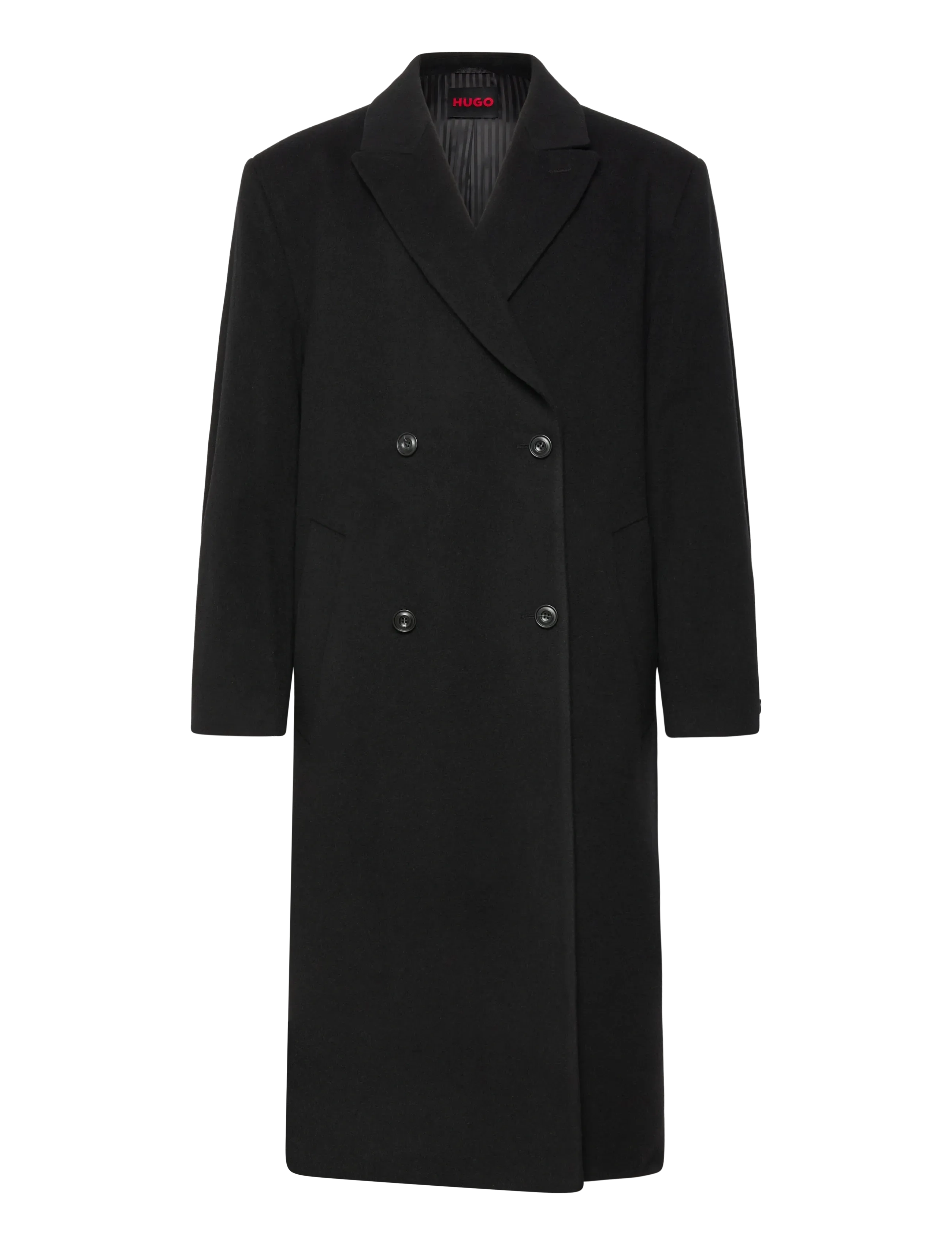 HUGO Menci2541, XL, Coats, Schwarz - Light Männerswear