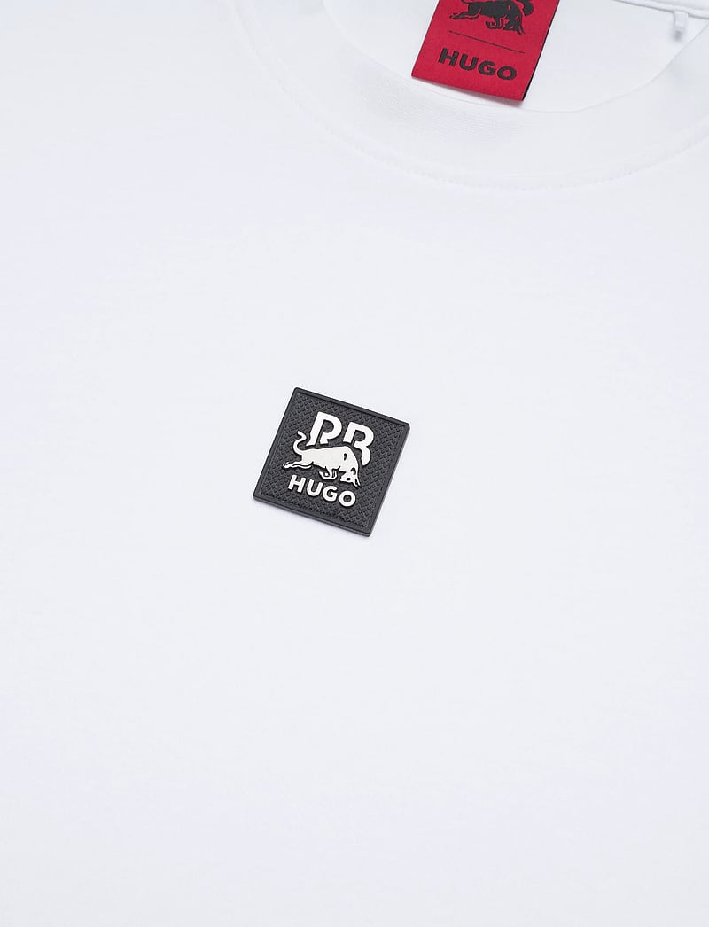 HUGO - Dogos_RB - short-sleeved t-shirts - white - 2