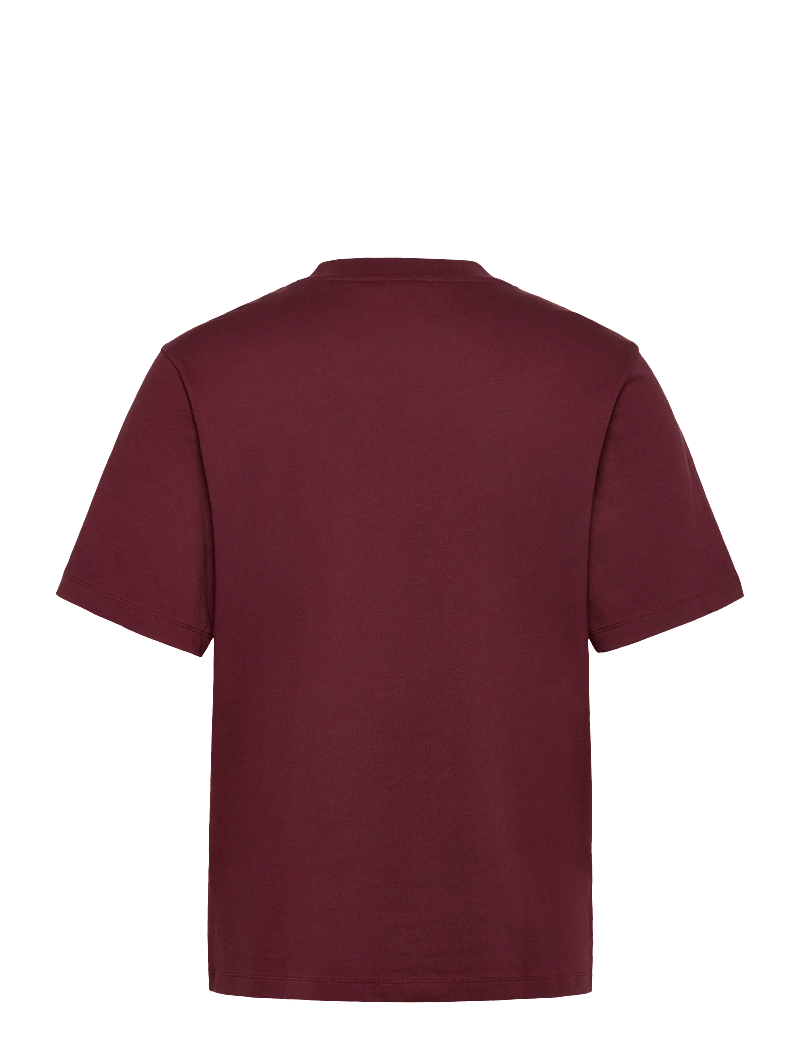 HUGO - Dartox_RB - short-sleeved t-shirts - dark red - 1