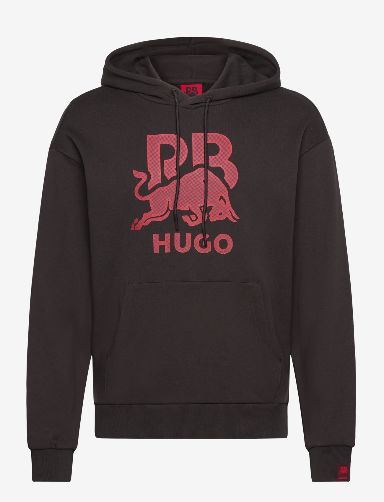 HUGO - Doverlohood_RB - hoodies - dark brown - 0