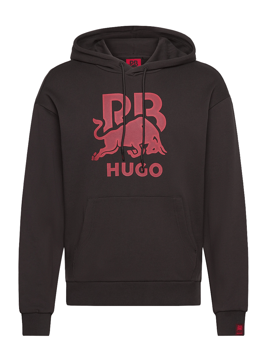 HUGO - Doverlohood_RB - kapuzenpullover - dark brown - 0