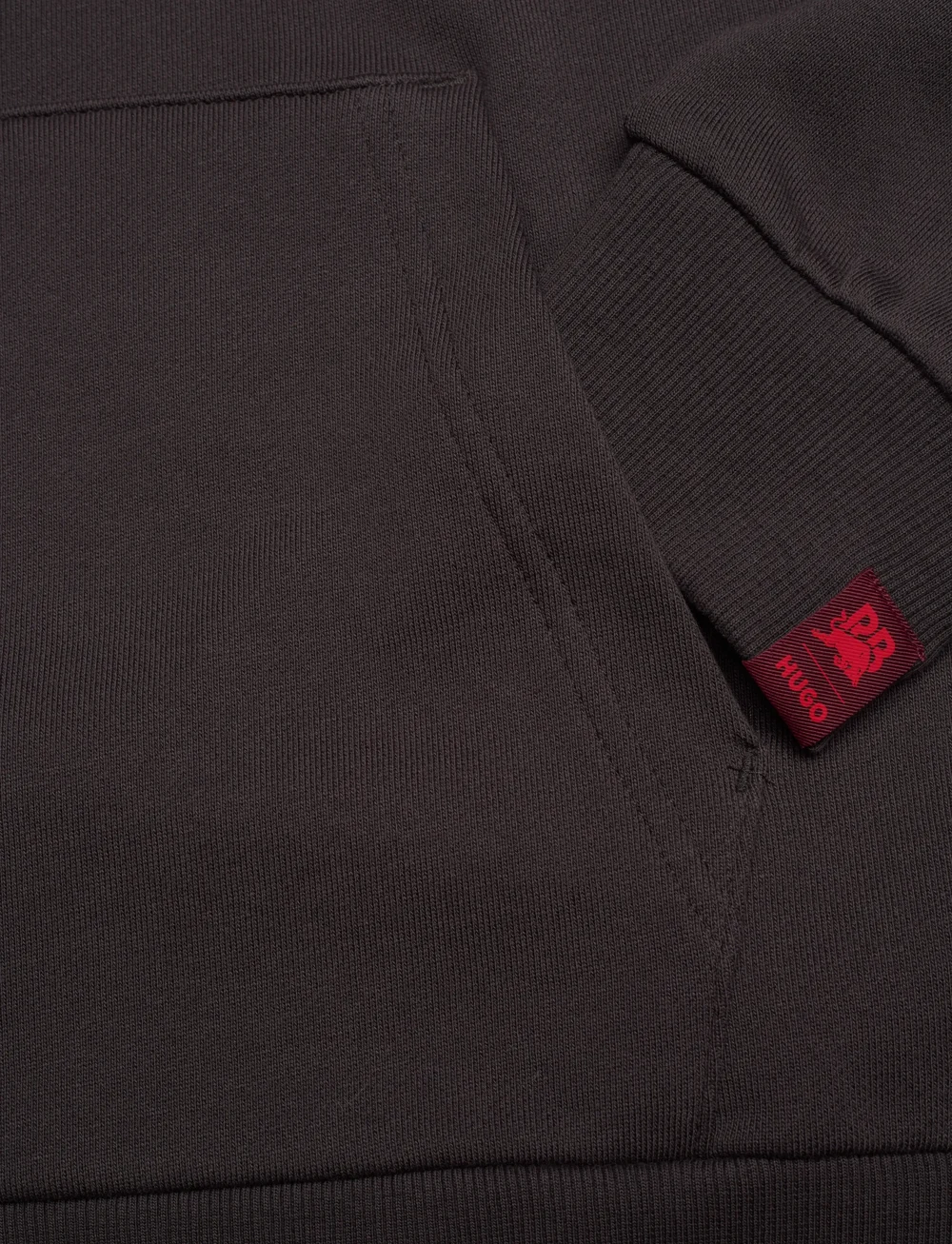 HUGO - Doverlohood_RB - hættetrøjer - dark brown - 3