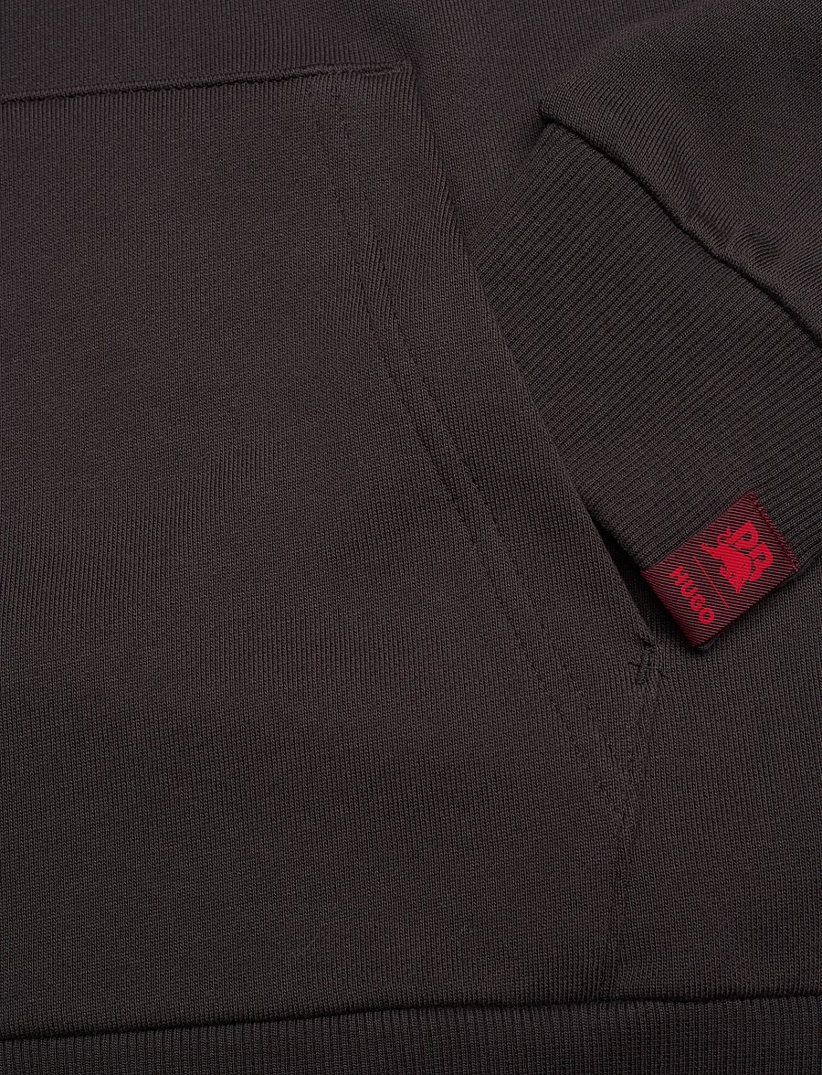 HUGO - Doverlohood_RB - kapuzenpullover - dark brown - 3