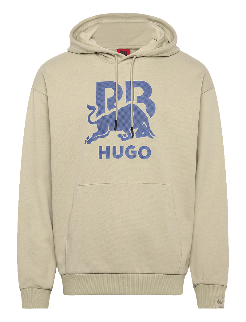 HUGO - Doverlohood_RB - hoodies - light beige - 0