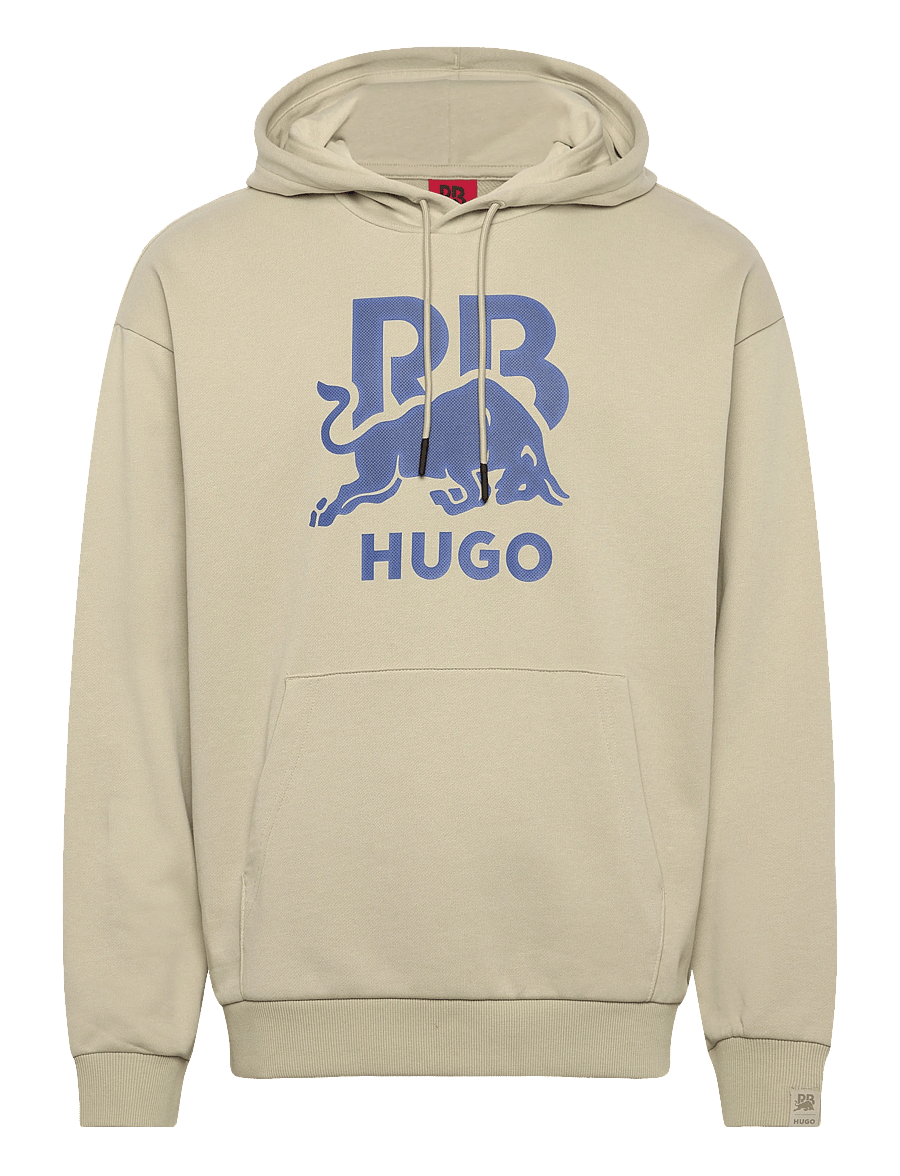 HUGO - Doverlohood_RB - kapuzenpullover - light beige - 0