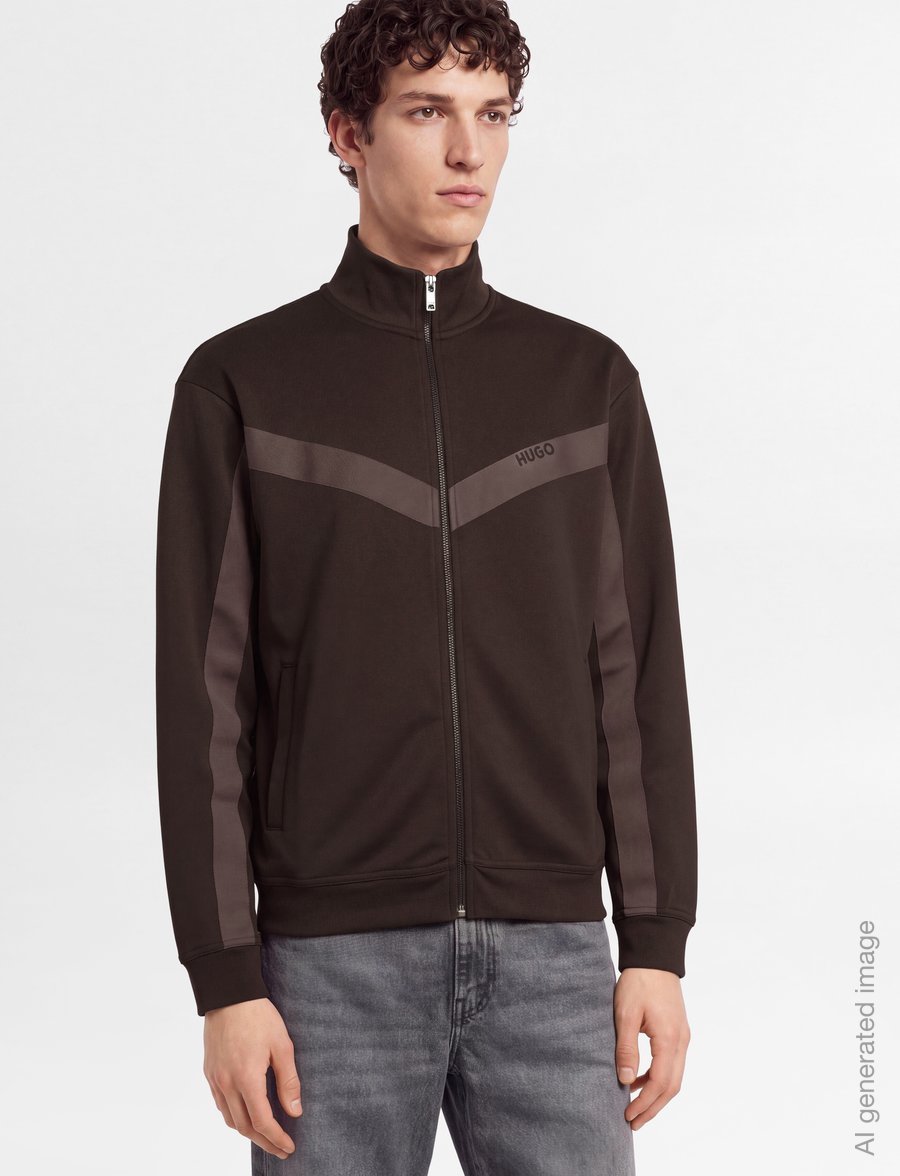 HUGO - Darti - sweatshirts - brown overflow - 3