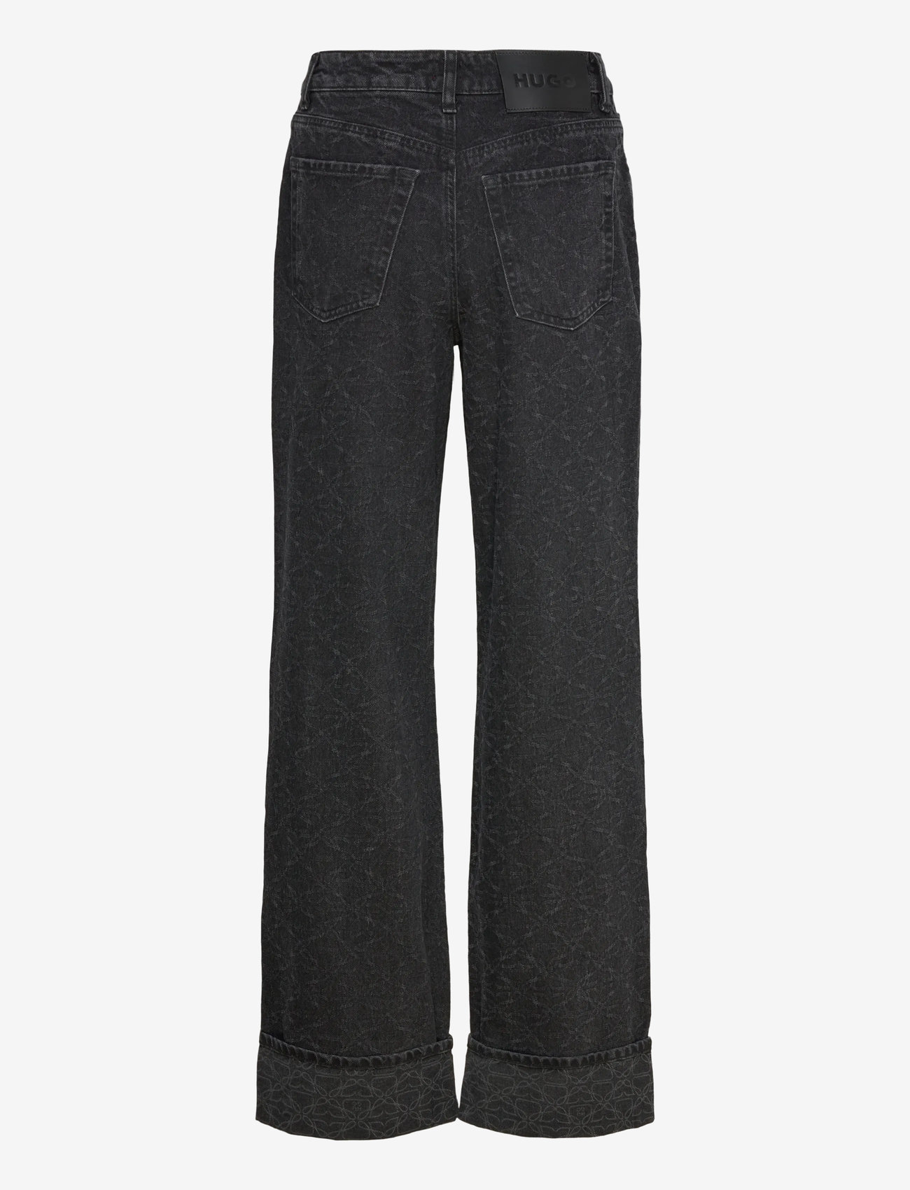 HUGO - Gealena_3 - hosen mit weitem bein - charcoal - 1