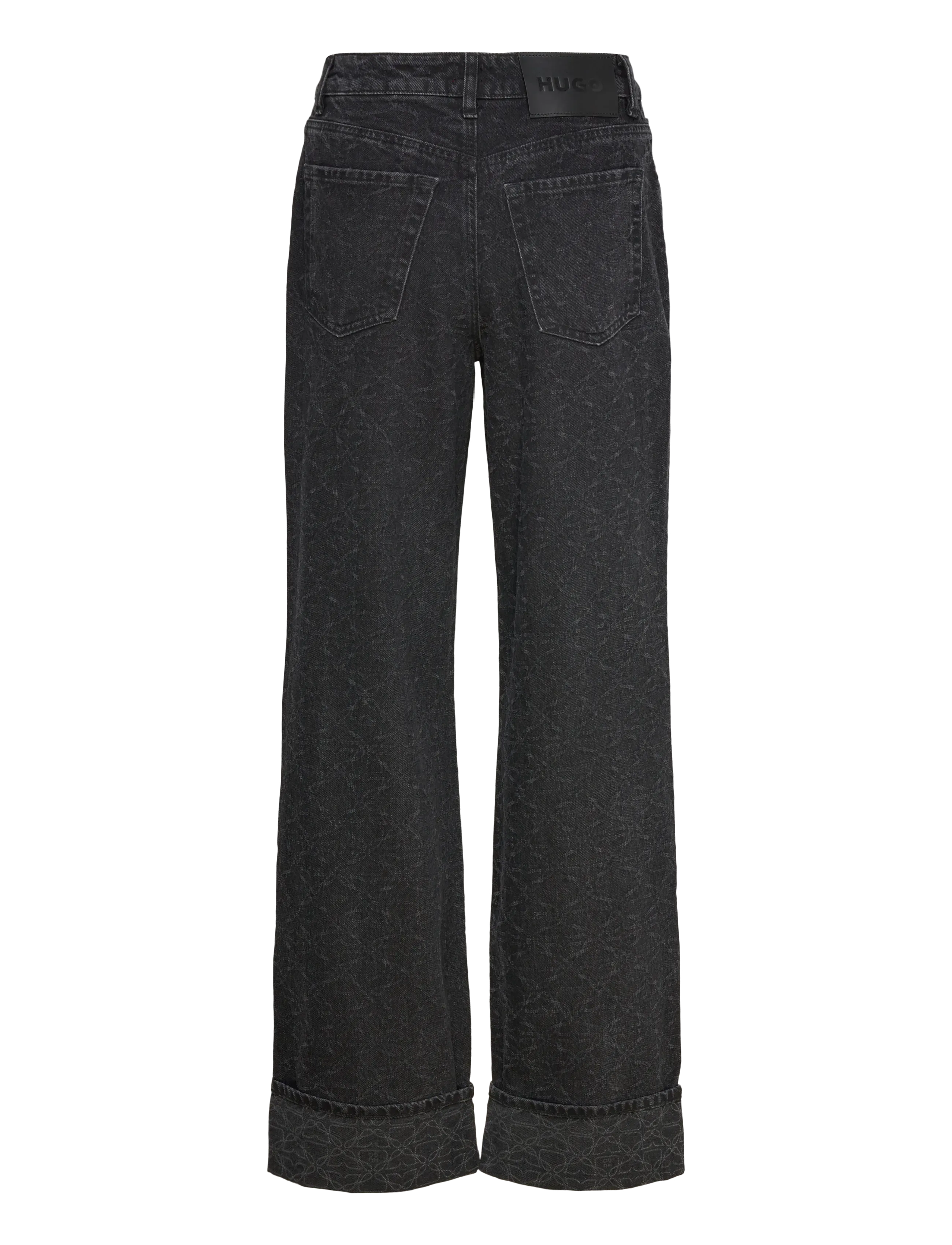 HUGO - Gealena_3 - brede jeans - charcoal - 1