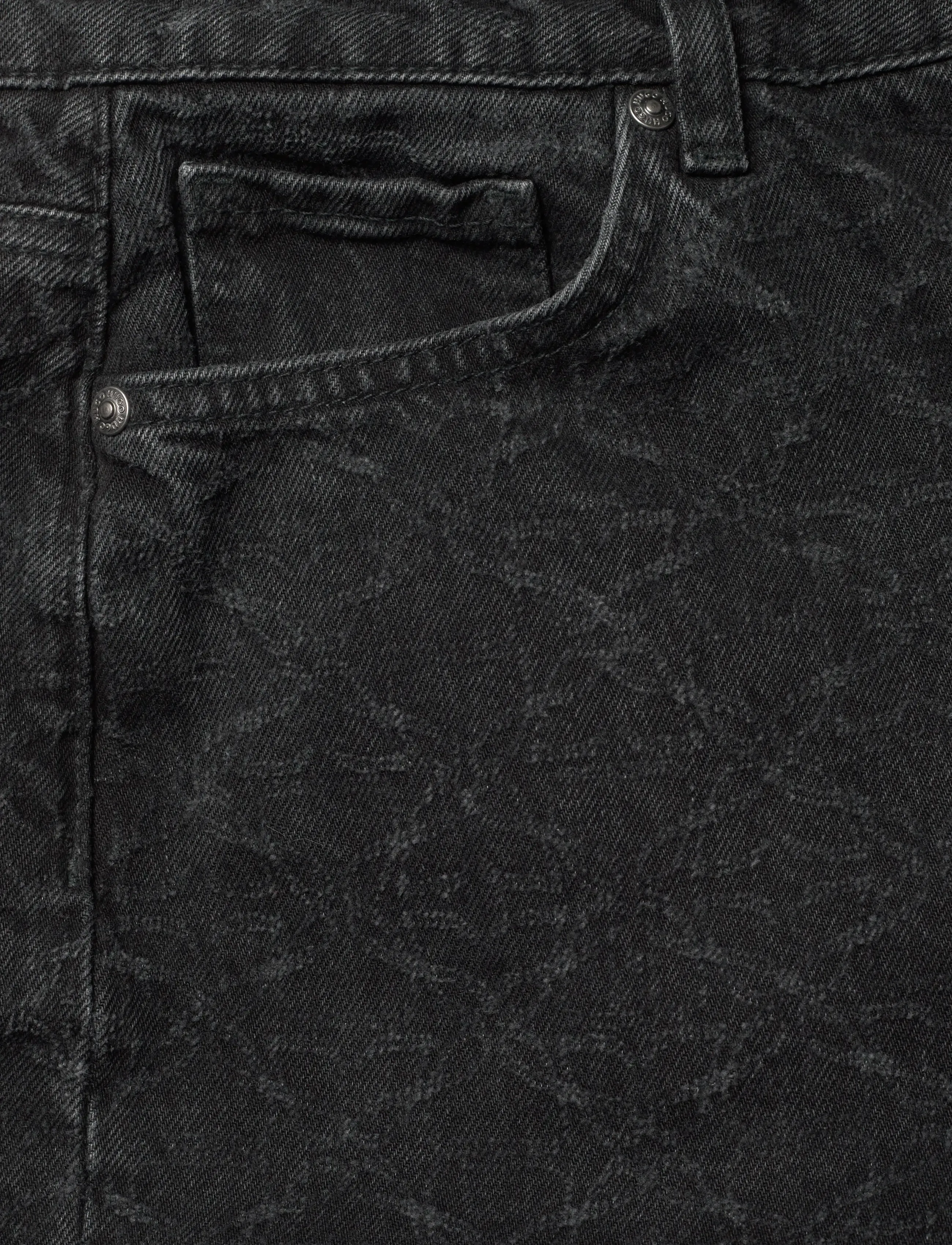 HUGO - Gealena_3 - hosen mit weitem bein - charcoal - 2