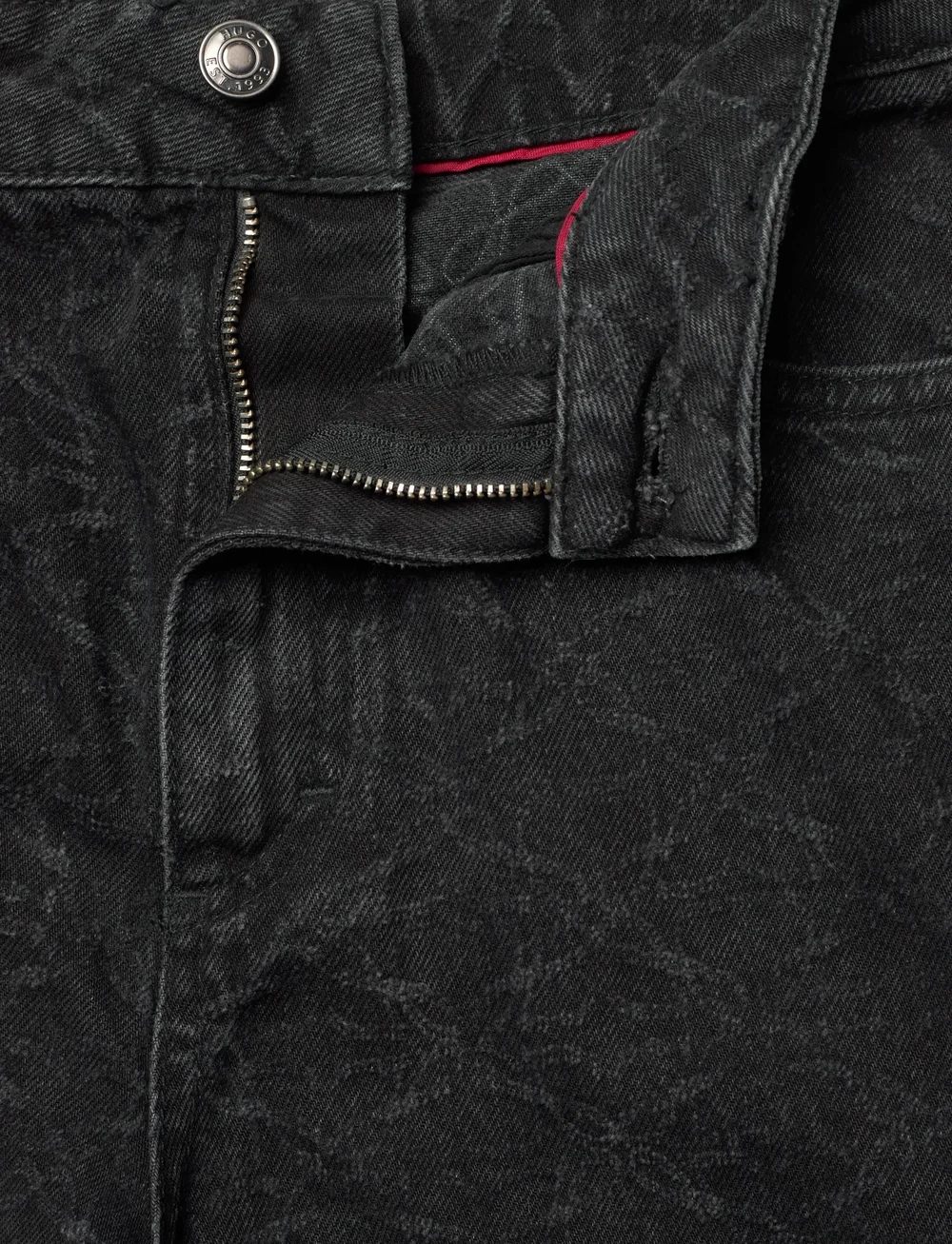 HUGO - Gealena_3 - hosen mit weitem bein - charcoal - 3