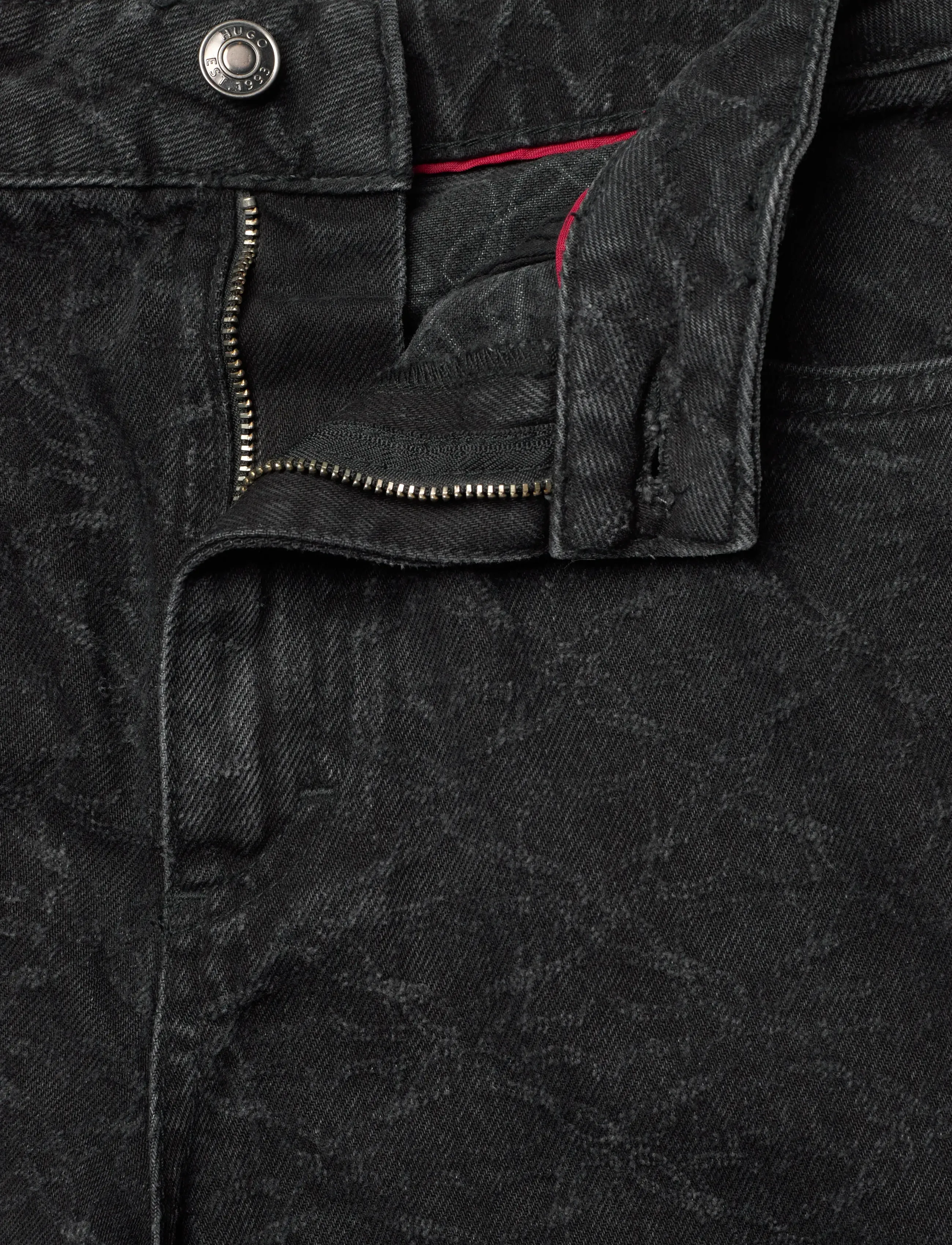 HUGO - Gealena_3 - hosen mit weitem bein - charcoal - 3
