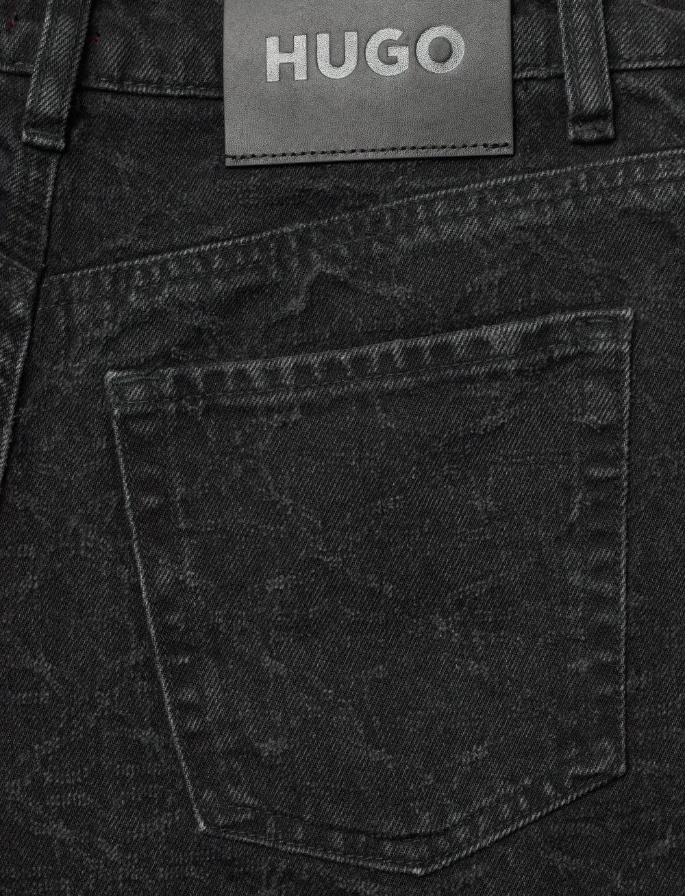 HUGO - Gealena_3 - hosen mit weitem bein - charcoal - 4