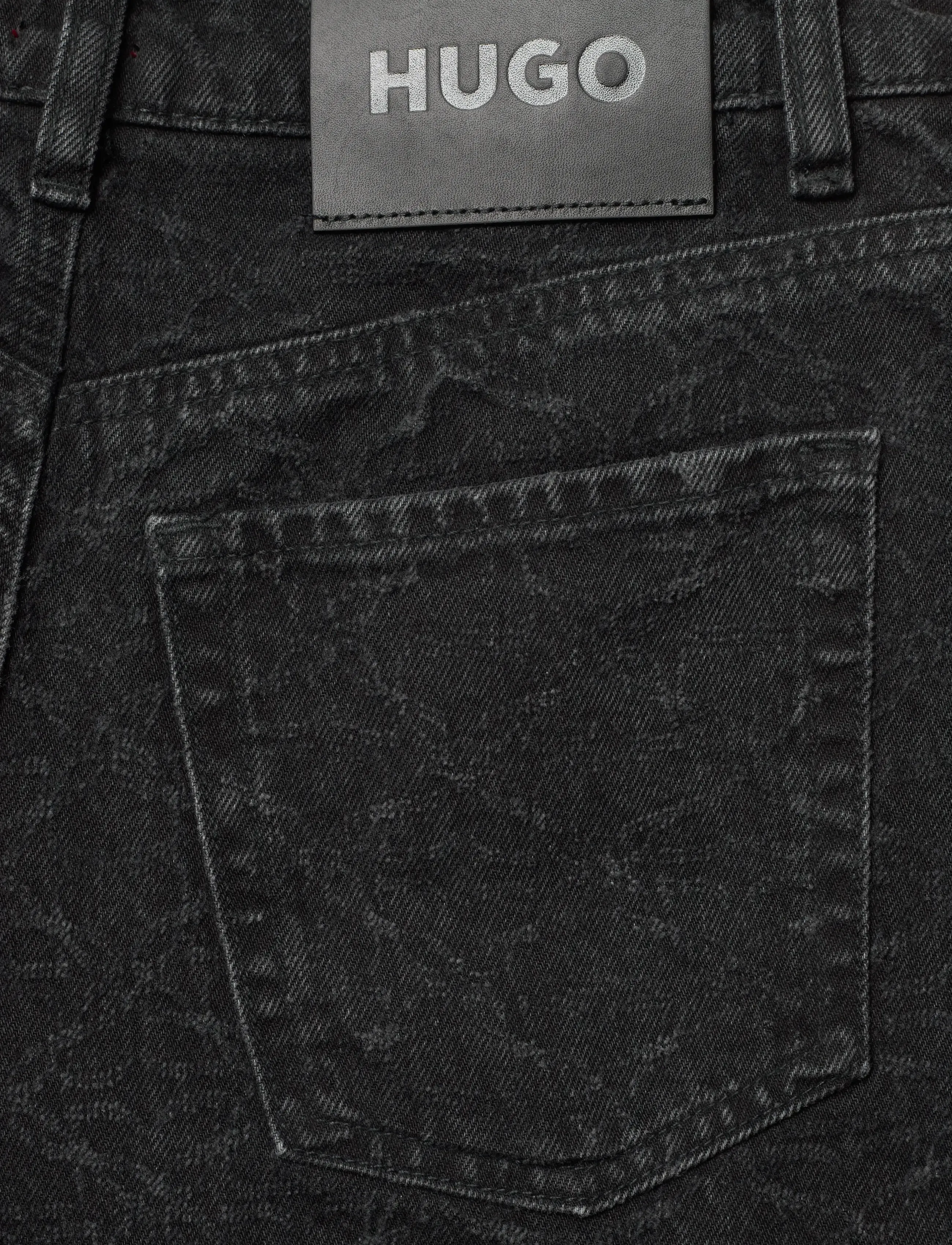 HUGO - Gealena_3 - hosen mit weitem bein - charcoal - 4