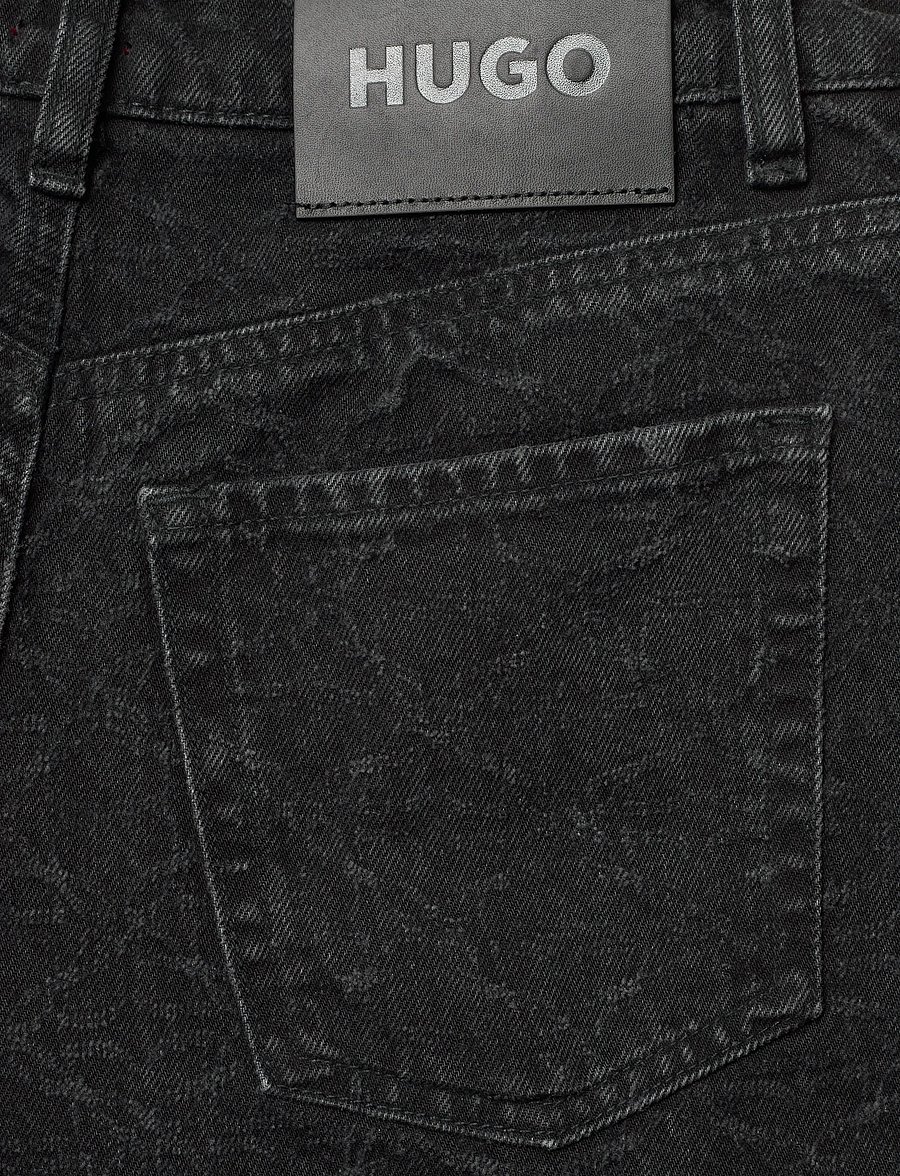 HUGO - Gealena_3 - hosen mit weitem bein - charcoal - 4