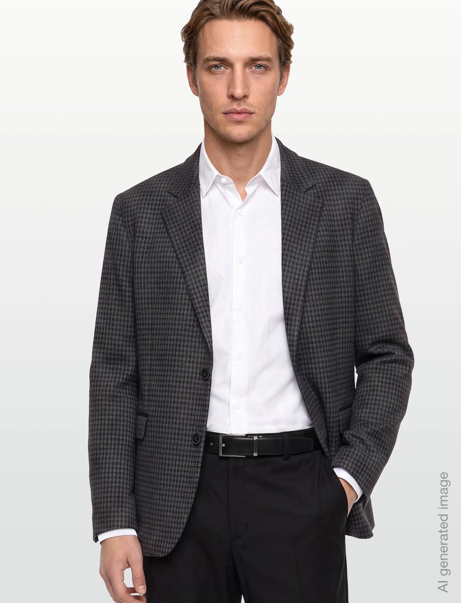 HUGO - Anton254F1J-H - Üherealised pintsakud - open grey - 0