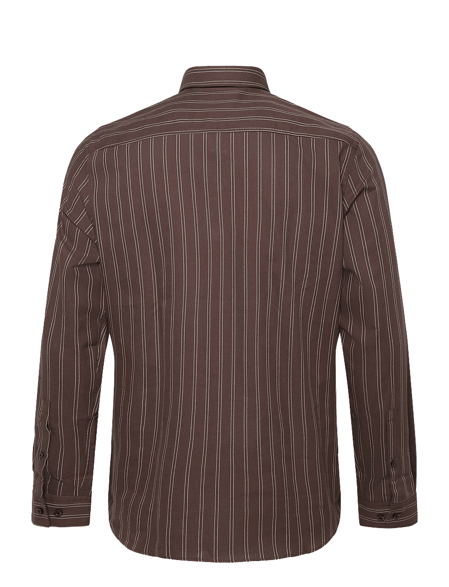 HUGO - Emero - gestreifte hemden - brown overflow - 1