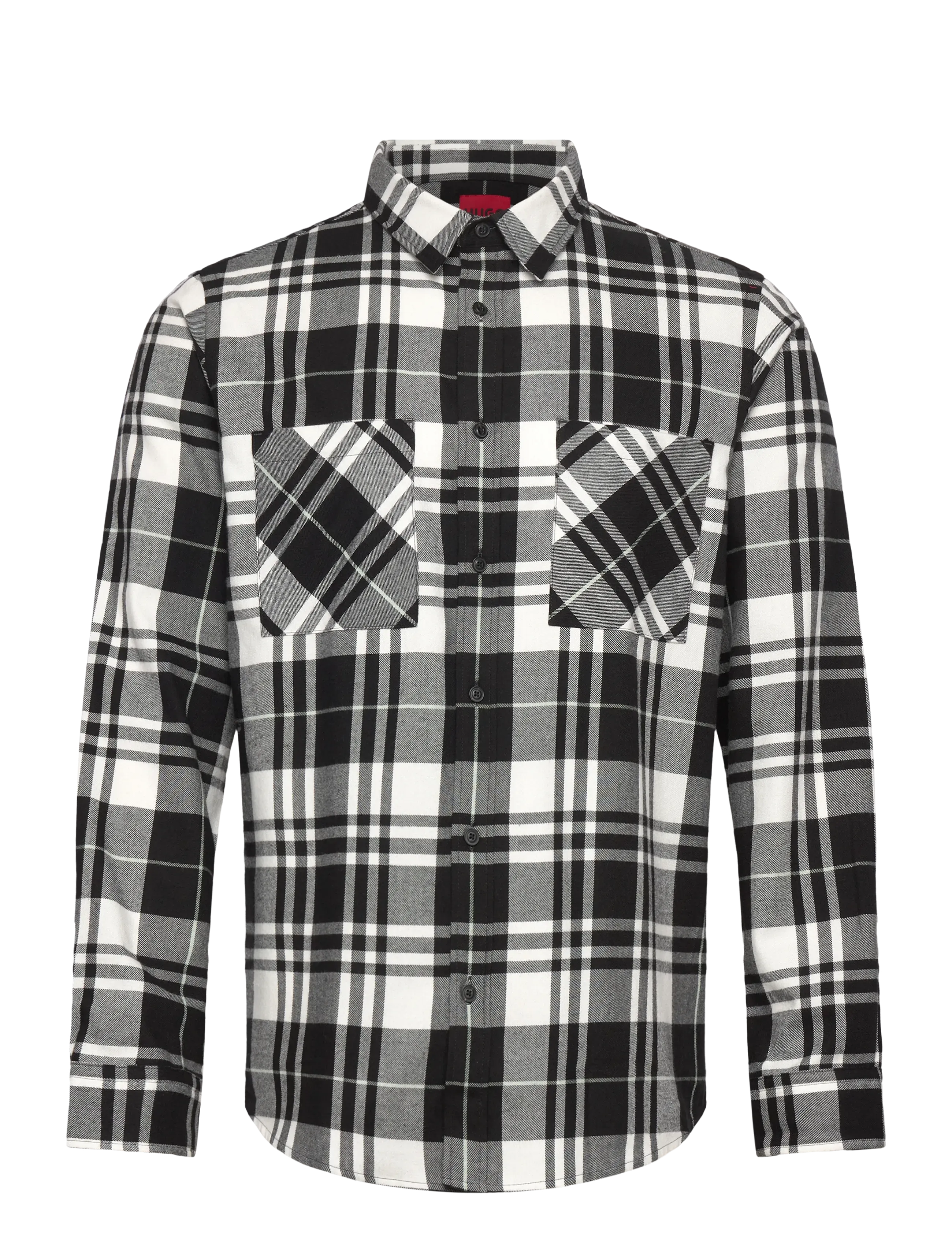 HUGO Egrin, XS, Shirts, Schwarz - Flannel Männerswear