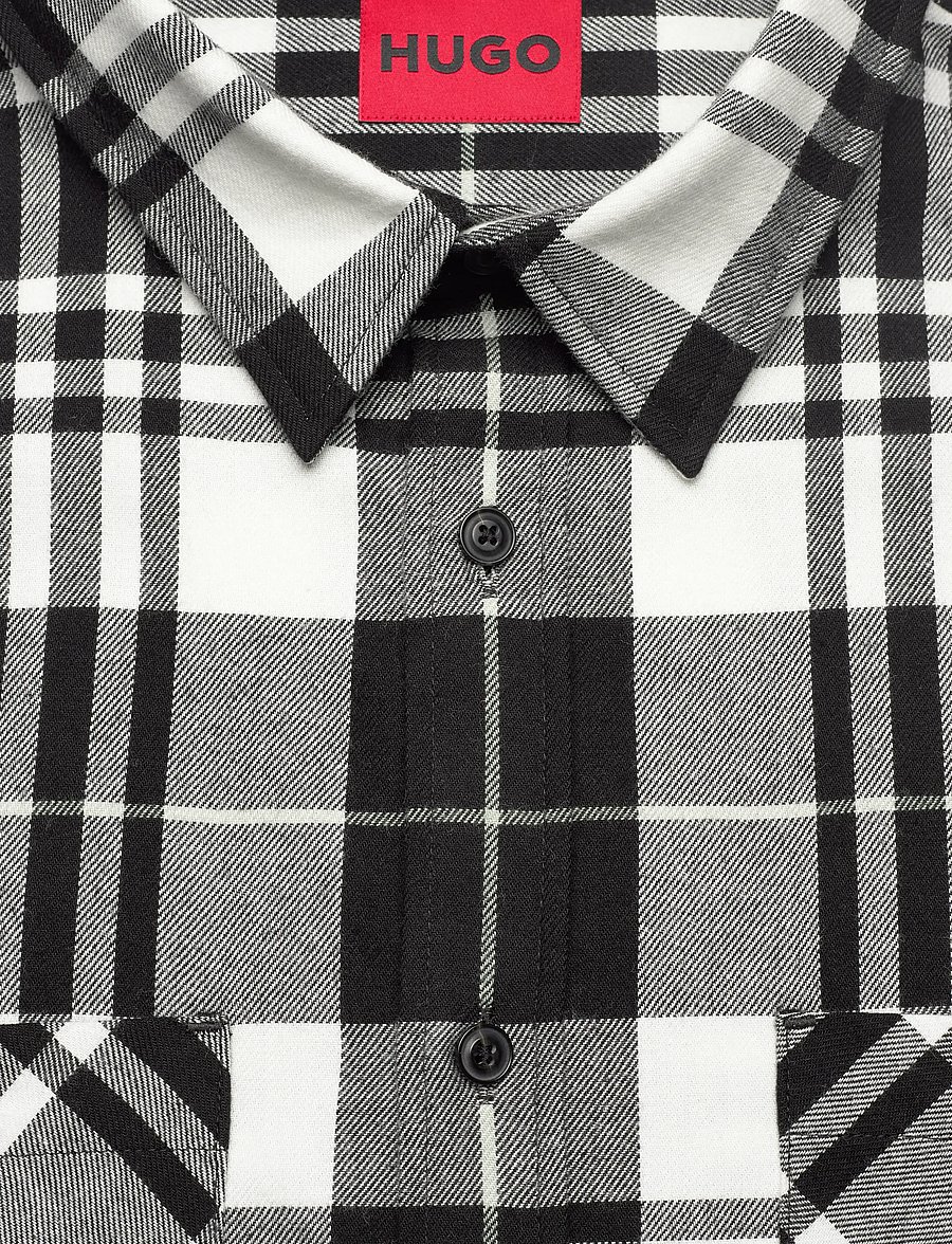 HUGO - Egrin - chemises en flanelle - black - 2