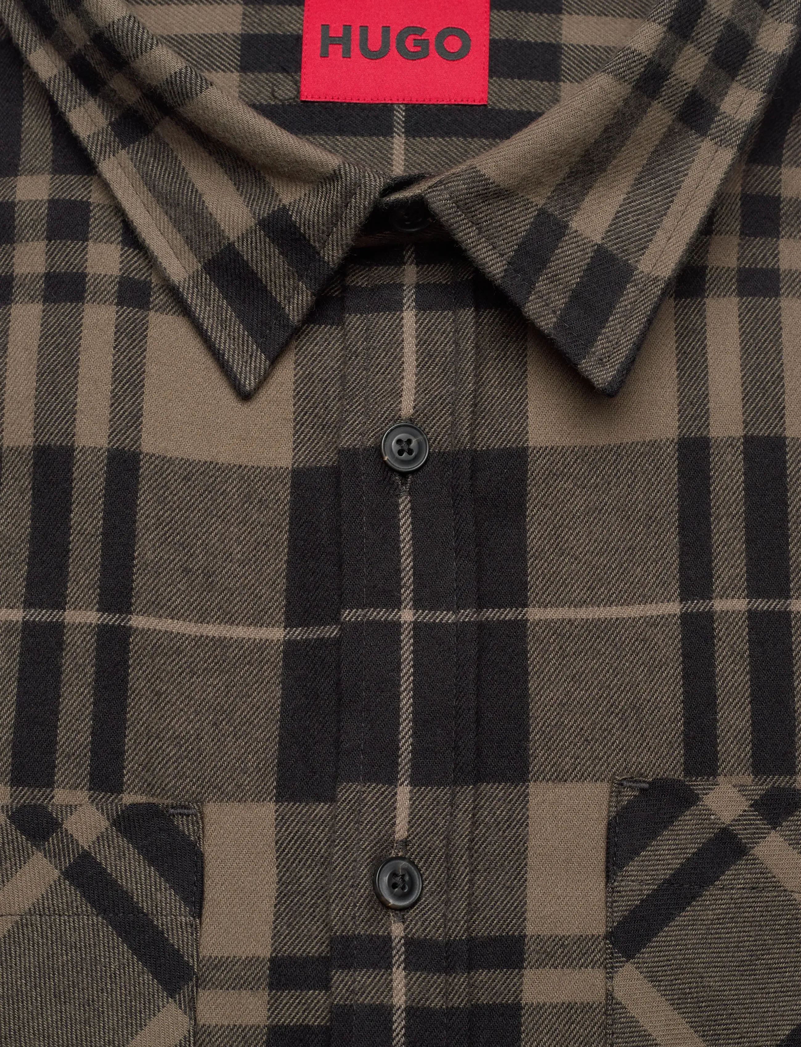 HUGO - Egrin - flanellskjortor - medium grey - 2