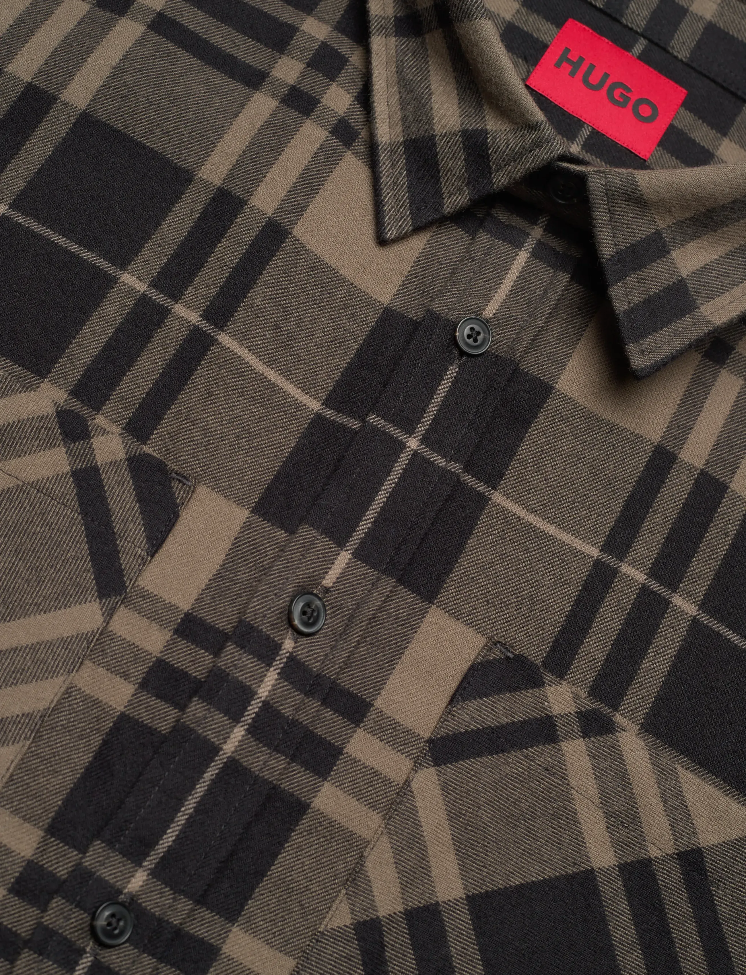 HUGO - Egrin - flanellskjortor - medium grey - 3