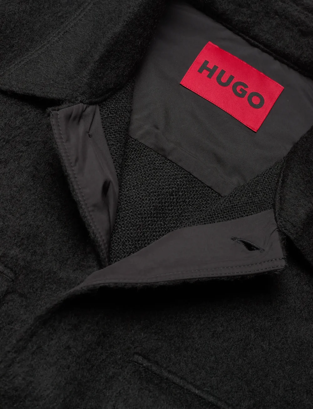 HUGO - Enalu - villased jakid - black - 2