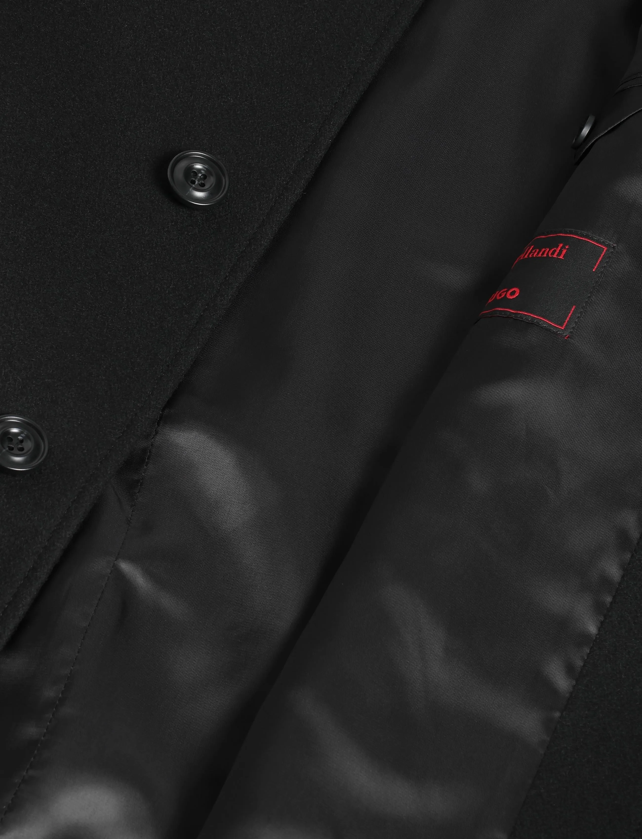 HUGO - Maver2542 - wool coats - black - 4