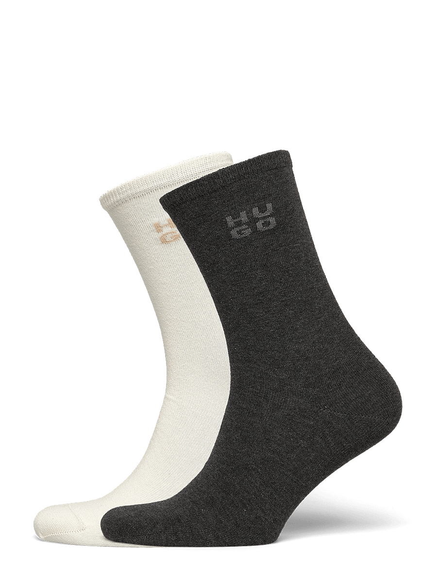 HUGO - 2P RS UNI LOGO CC W - parastas zeķes - medium grey - 0