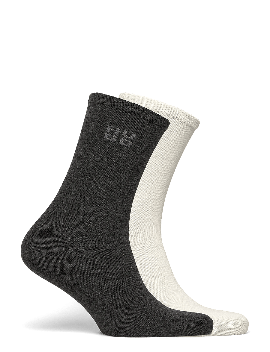 HUGO - 2P RS UNI LOGO CC W - parastas zeķes - medium grey - 1