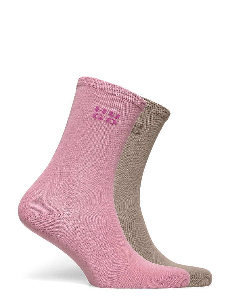 HUGO - 2P RS UNI LOGO CC W - klassikalised sokid - open pink - 1