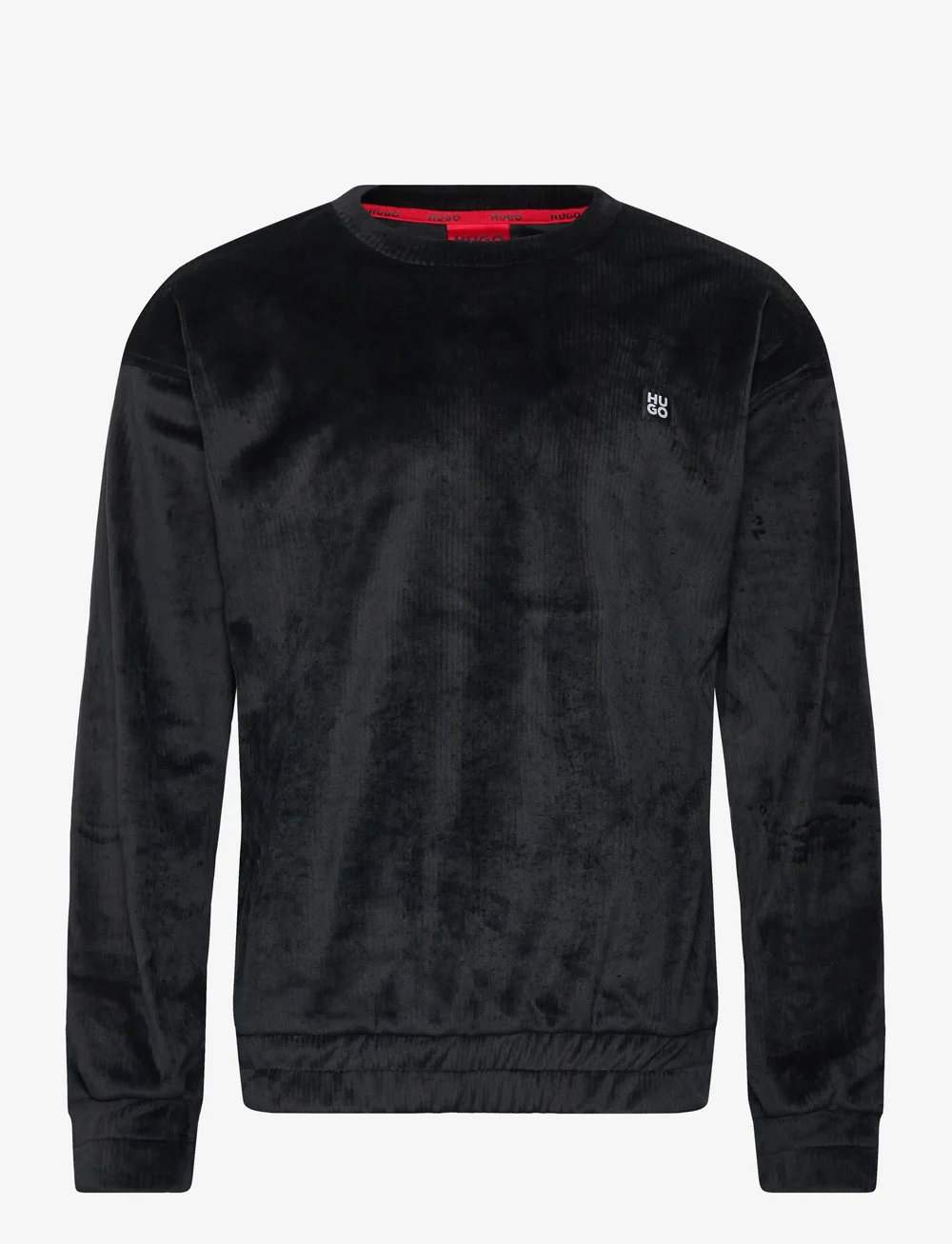HUGO - VELVET sweatshirt - tøj - black - 0