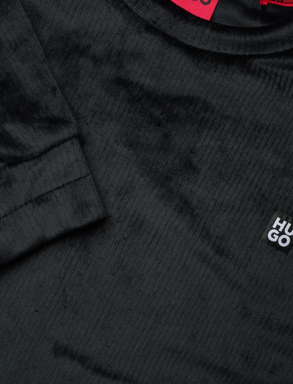 HUGO - VELVET sweatshirt - tøj - black - 2