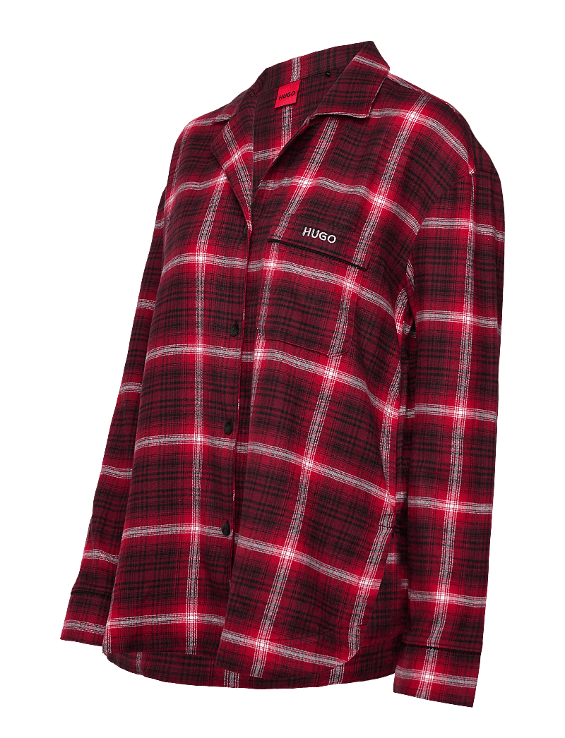 HUGO - FLANNEL CHECK_SHIRT - pikkade varrukatega särgid - open red - 2