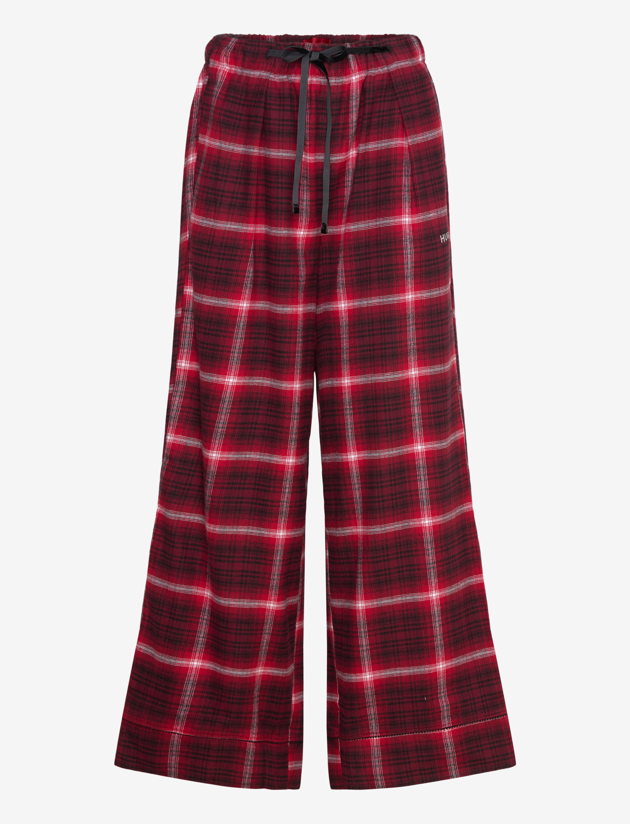 HUGO - FLANNEL CHECK_PANTS - pidžaamapüksid - open red - 0