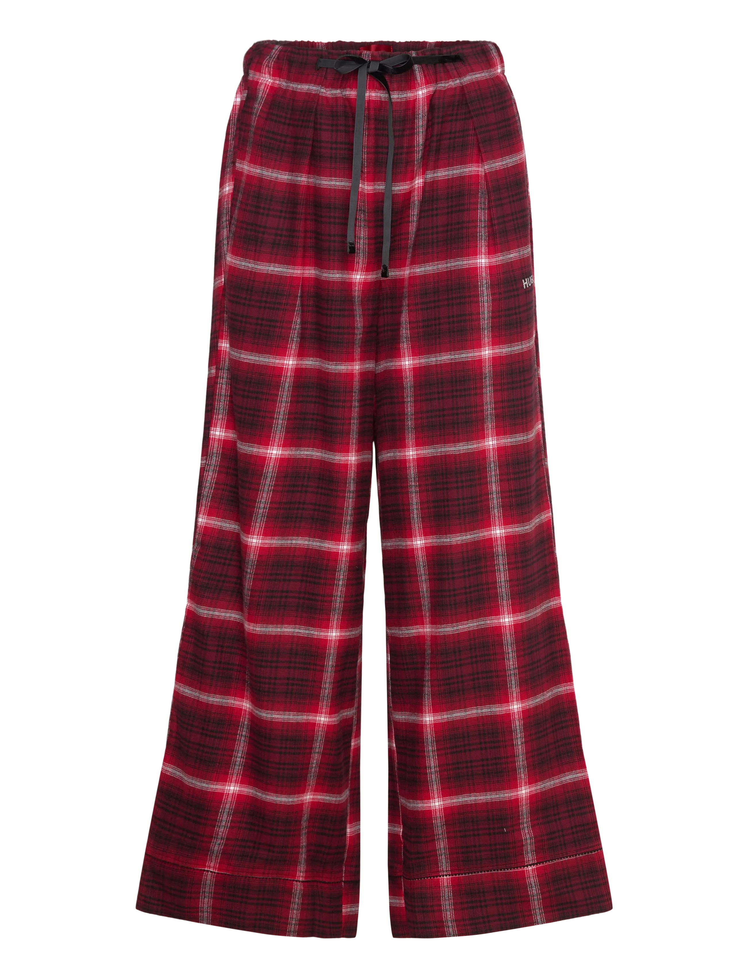 FLANNEL CHECK_PANTS - OPEN RED