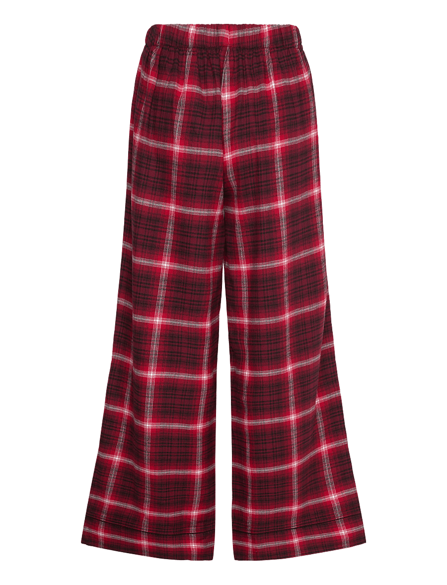 HUGO - FLANNEL CHECK_PANTS - pidžaamapüksid - open red - 1