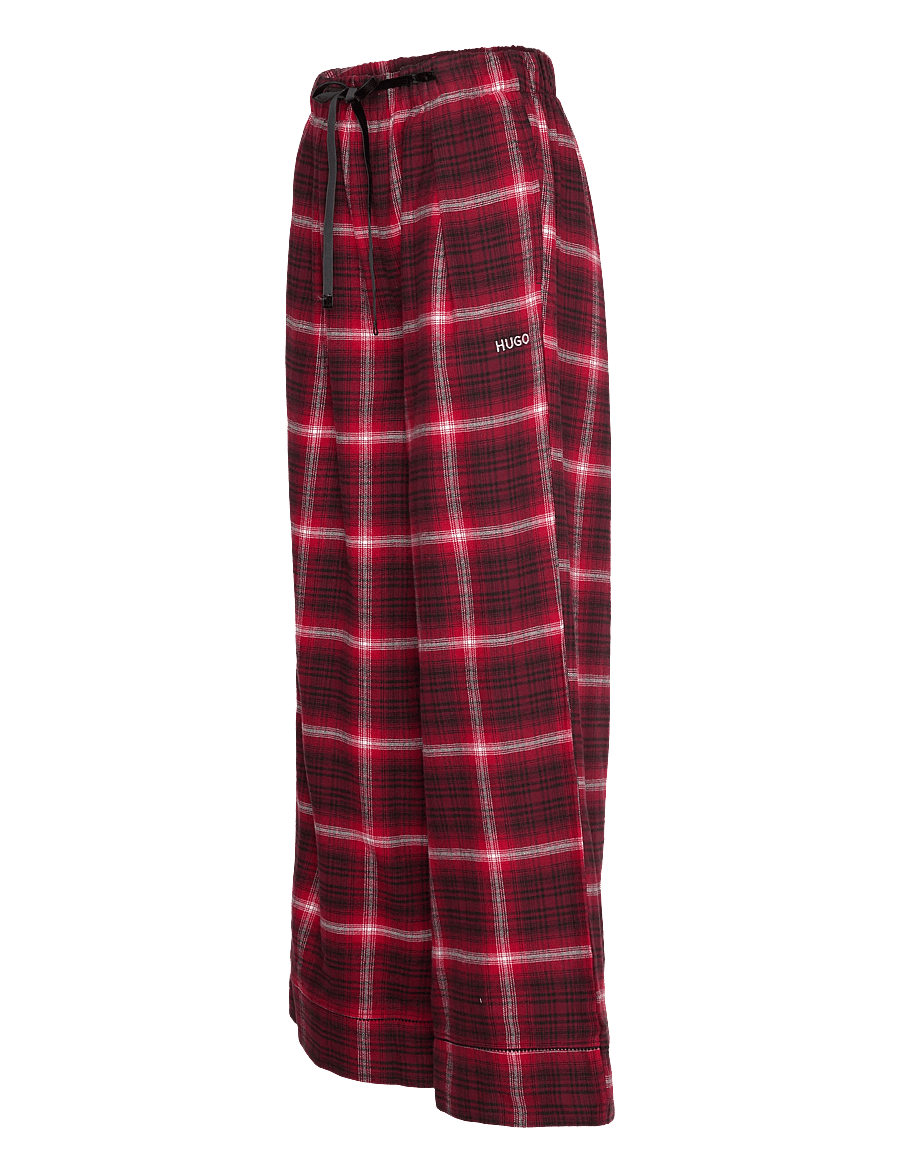 HUGO - FLANNEL CHECK_PANTS - pidžaamapüksid - open red - 2