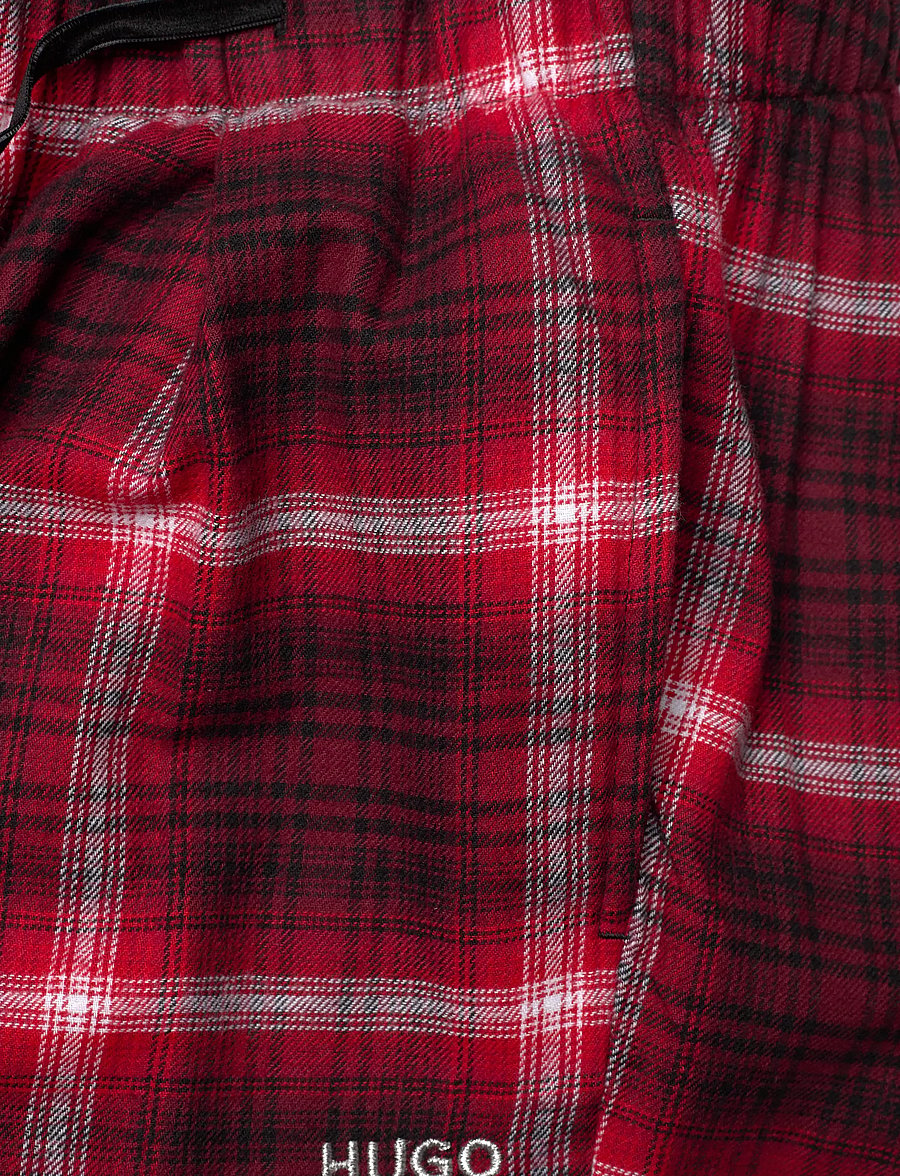 HUGO - FLANNEL CHECK_PANTS - pidžaamapüksid - open red - 3