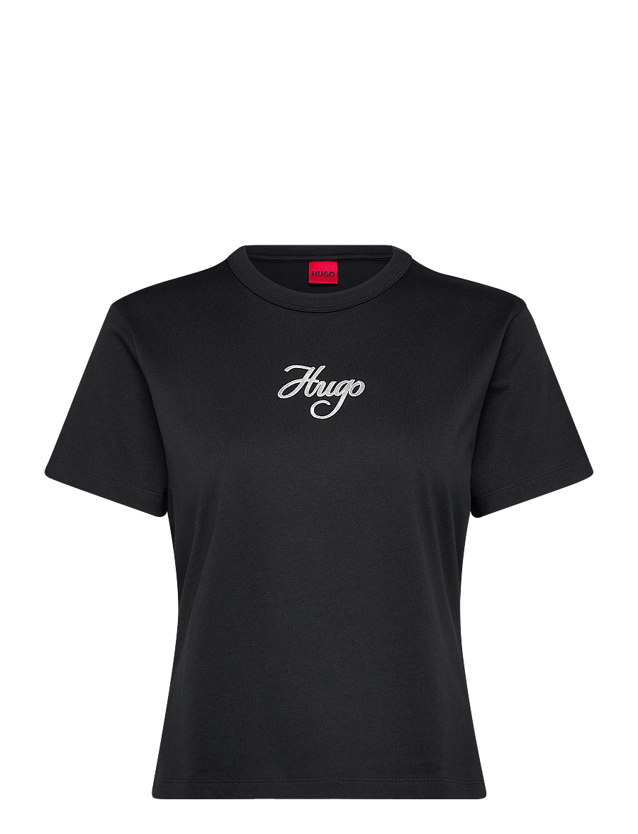HUGO - Destrel_3 - t-shirts - black - 1