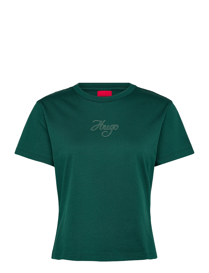 HUGO - Destrel_3 - t-shirts - dark green - 0