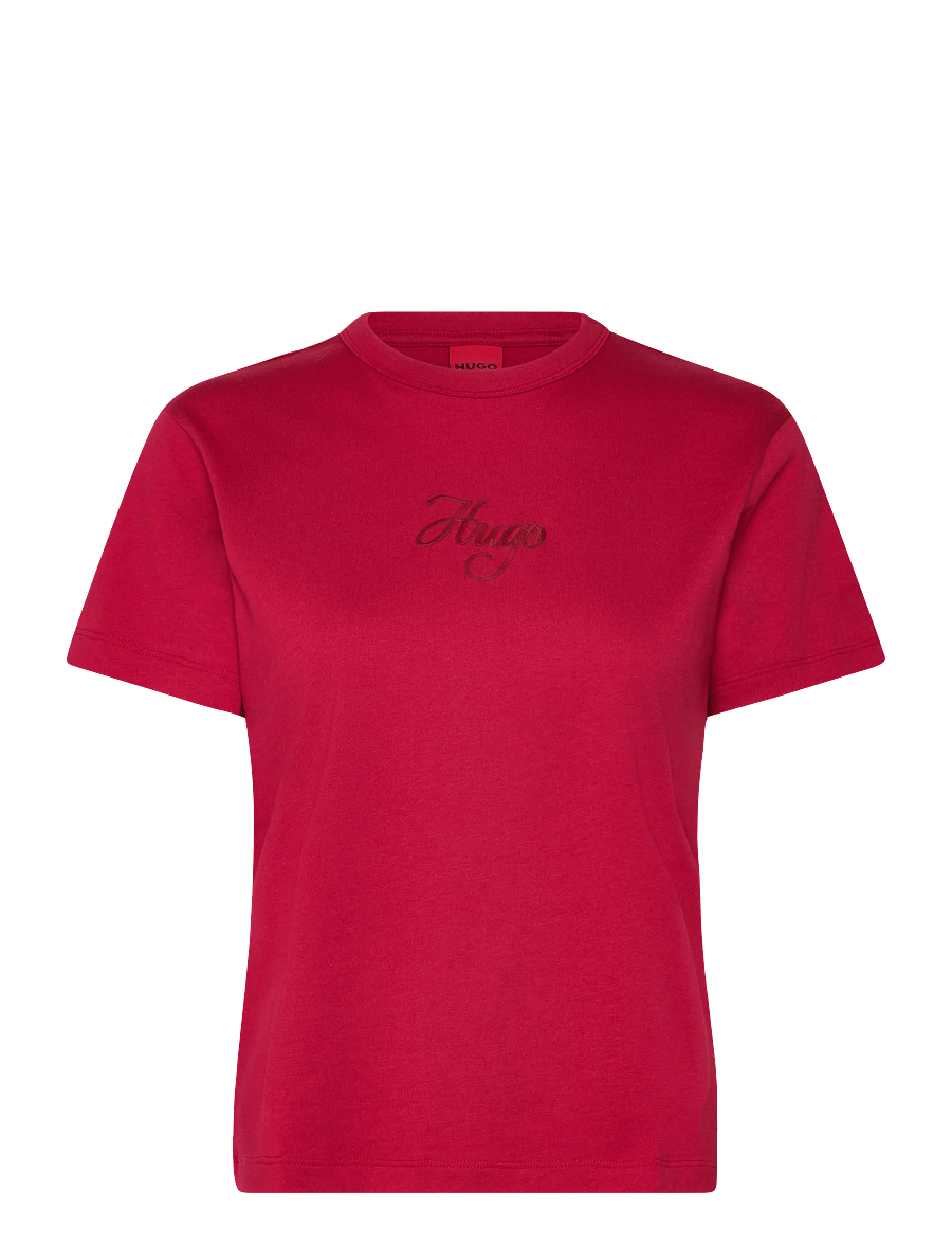 HUGO - Destrel_3 - t-shirts - medium red - 0