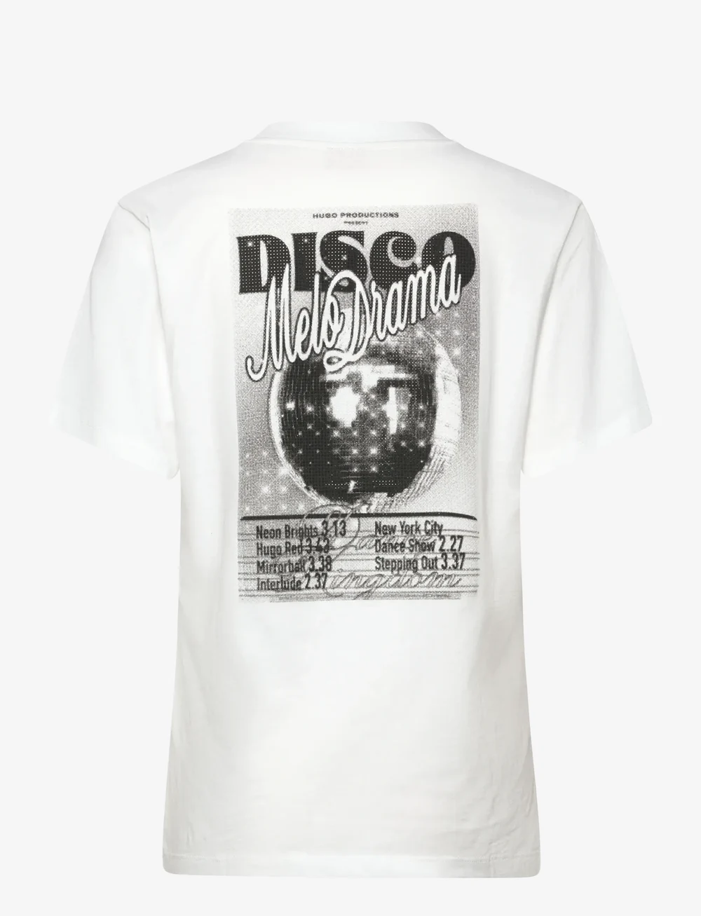 HUGO - Vintage Tee_18 - t-shirts - white - 1