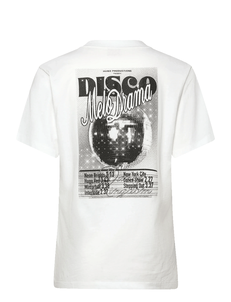 HUGO - Vintage Tee_18 - t-shirts - white - 1