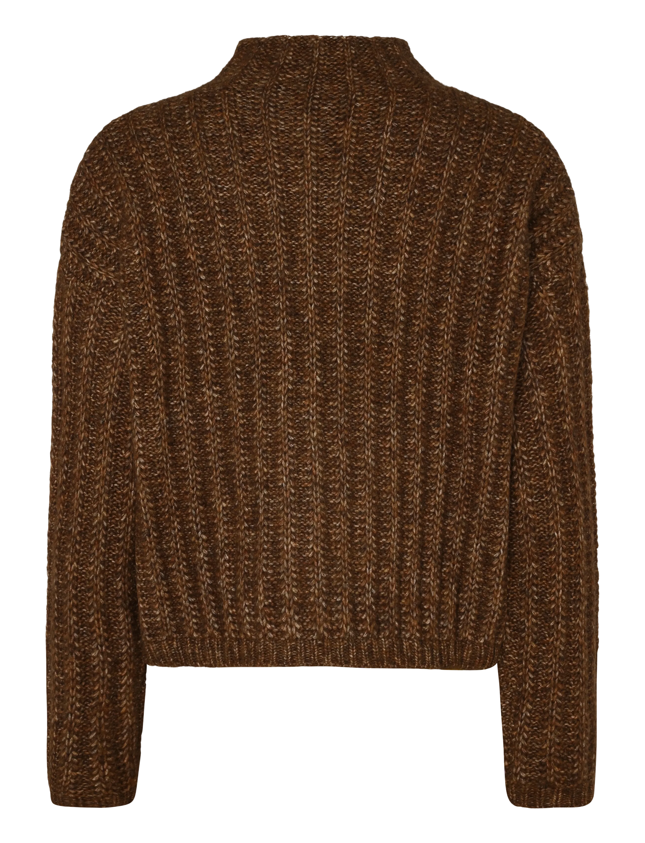 HUGO - Safineyny - stickade tröjor - brown overflow - 1