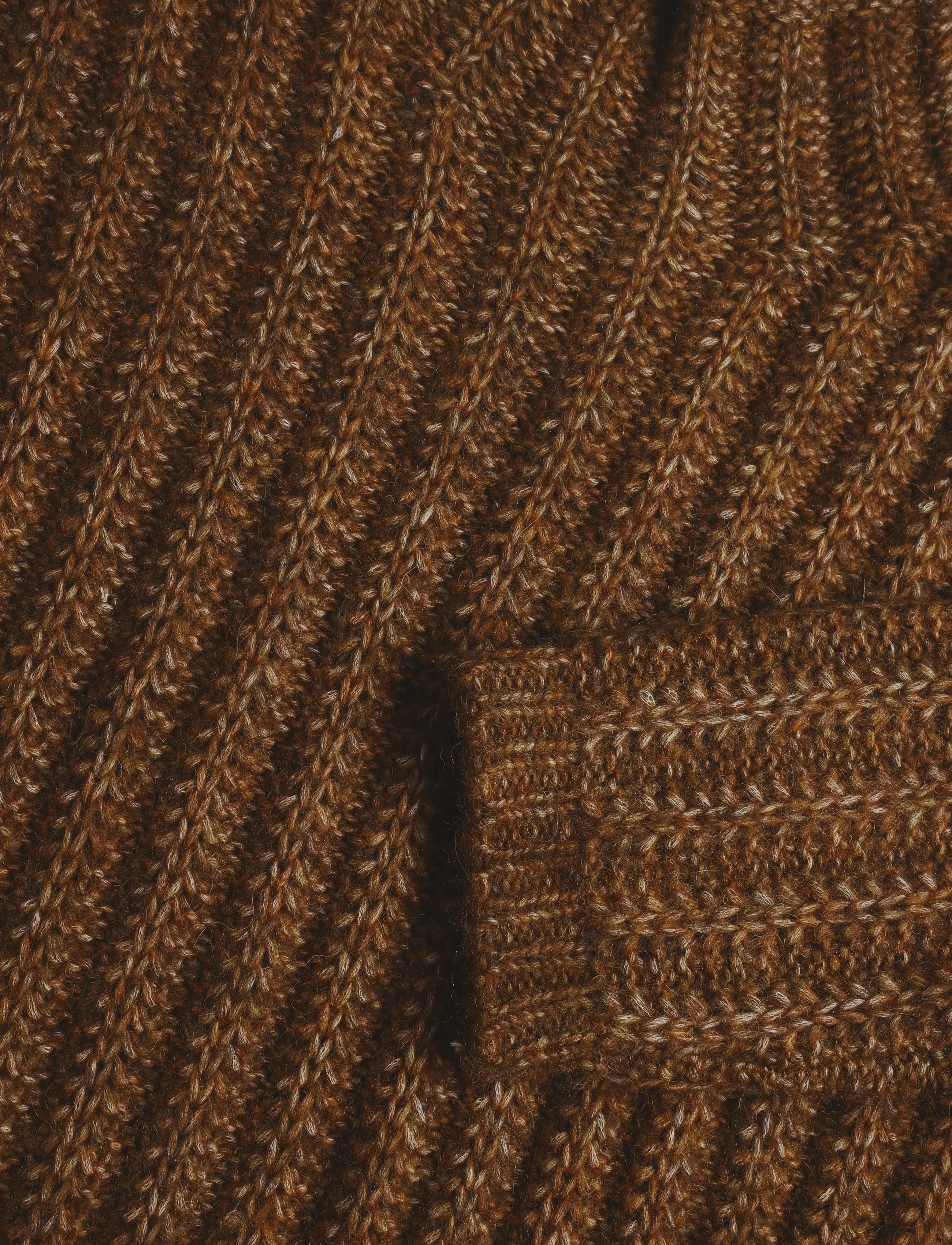 HUGO - Safineyny - stickade tröjor - brown overflow - 2