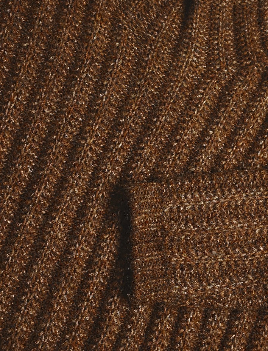 HUGO - Safineyny - stickade tröjor - brown overflow - 2