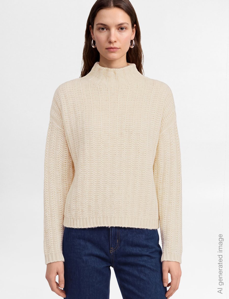 HUGO - Safineyny - pullover - open white - 3