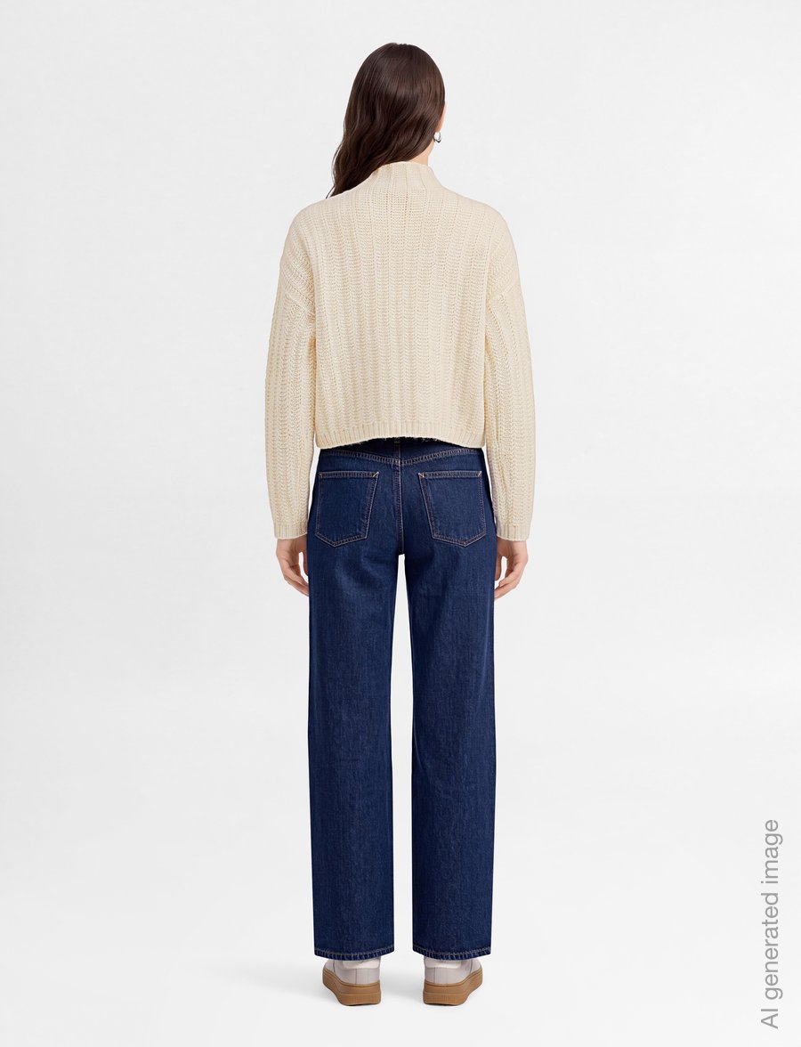 HUGO - Safineyny - pullover - open white - 4