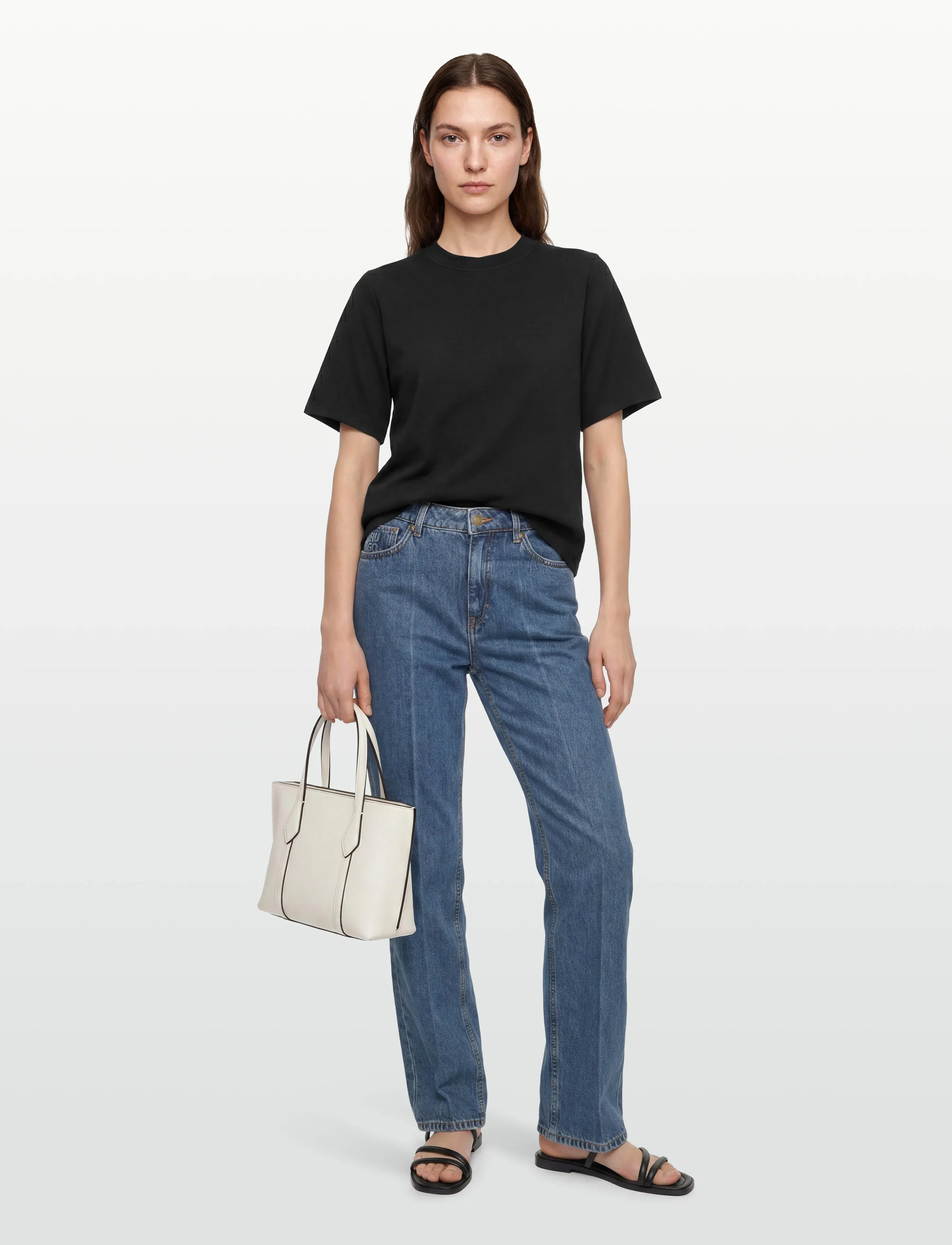HUGO 937_14 - Sirge säärega teksad - NAVY / blue