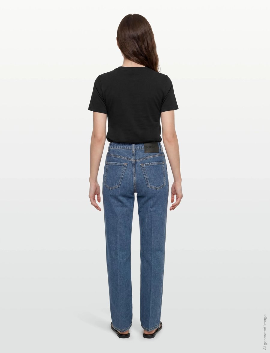 HUGO - 937_14 - gerade jeans - navy - 4