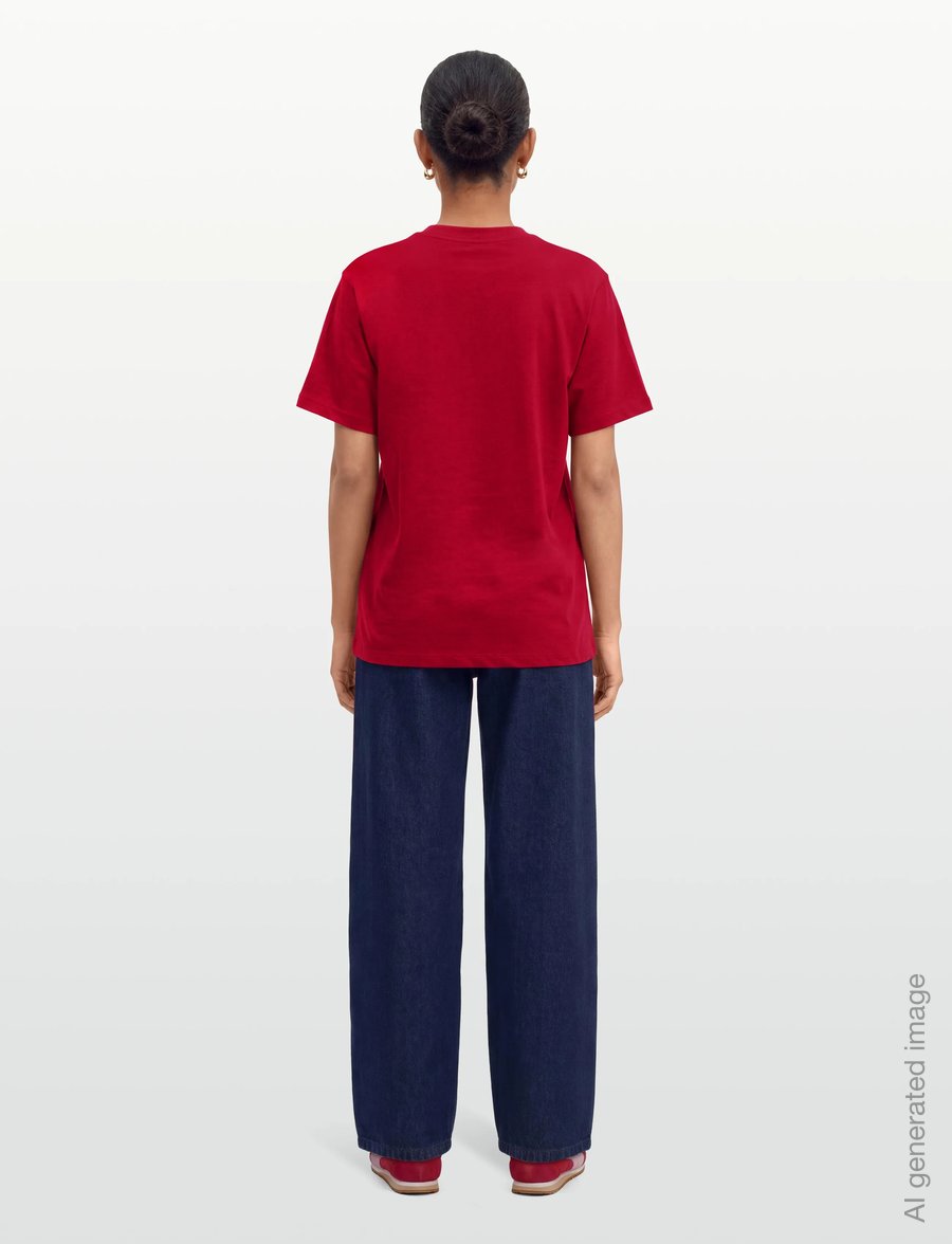 HUGO - Vintage Tee_19 - t-shirts - medium red - 4